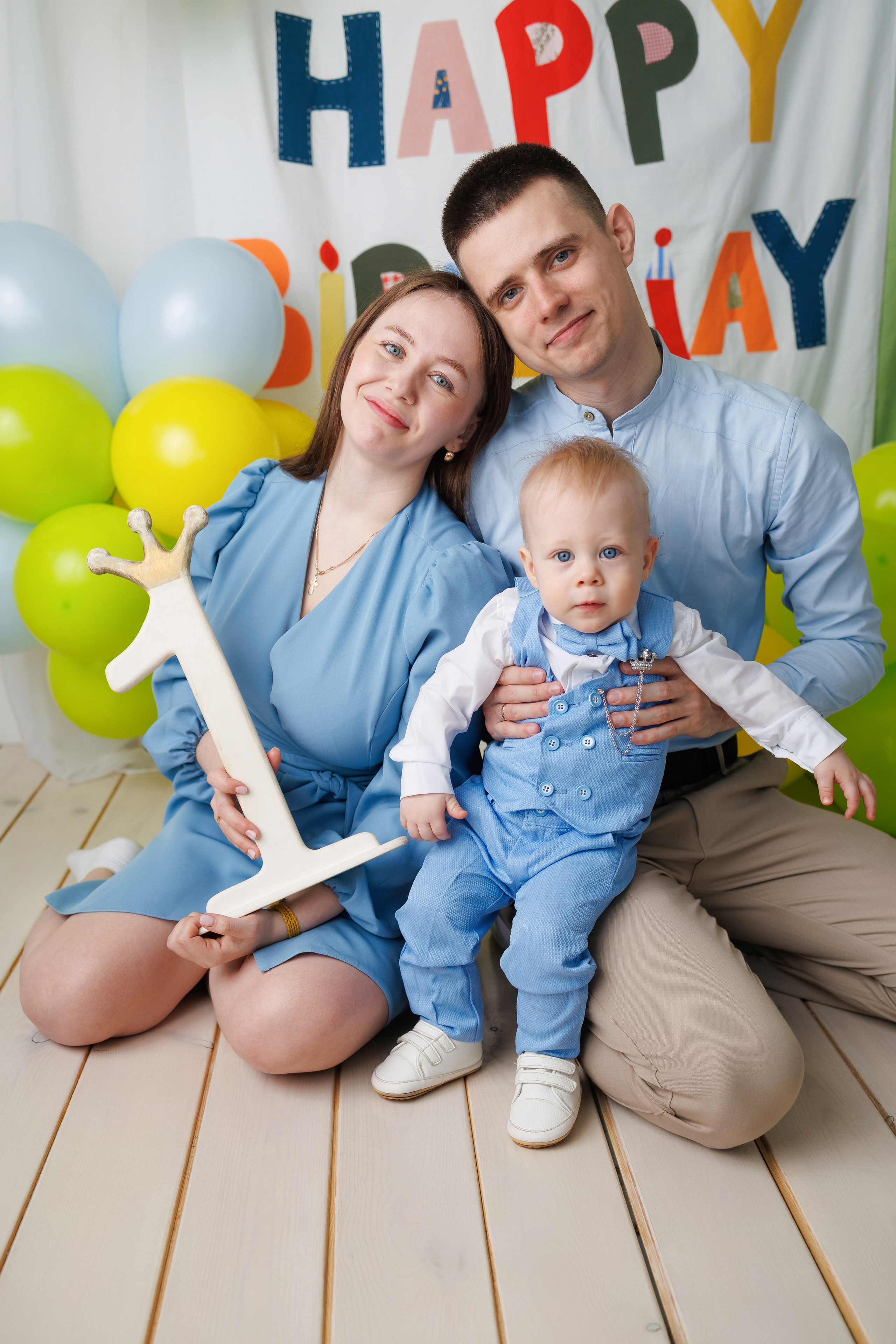 Сашеньке 1 годик. Фотограф новорожденный малышей Новосибирск