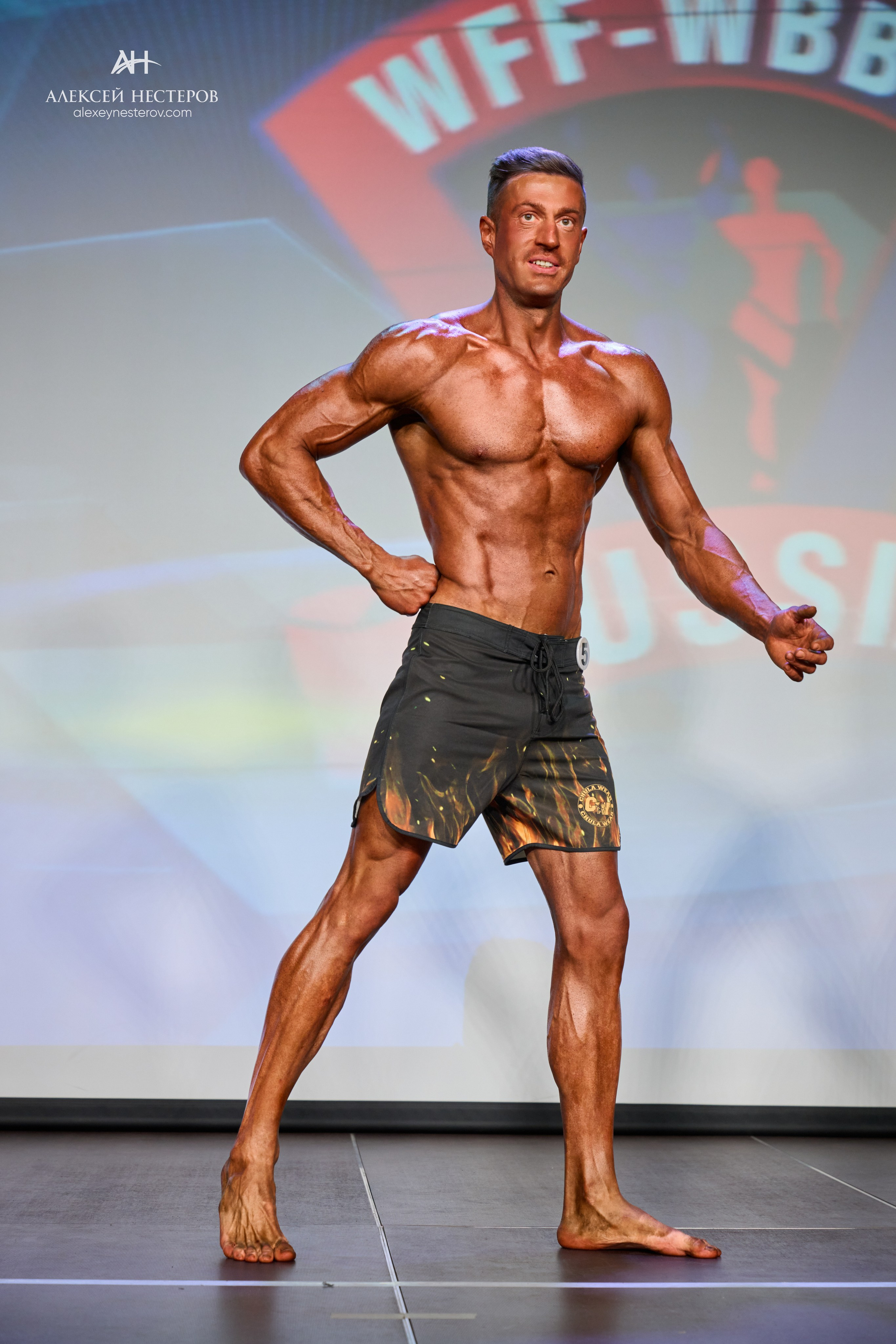 Фото с турнира «Прометей 2, WFF-WBBF Russia» 26 октября 2025. Спортивный фитнес фотограф Алексей Нестеров