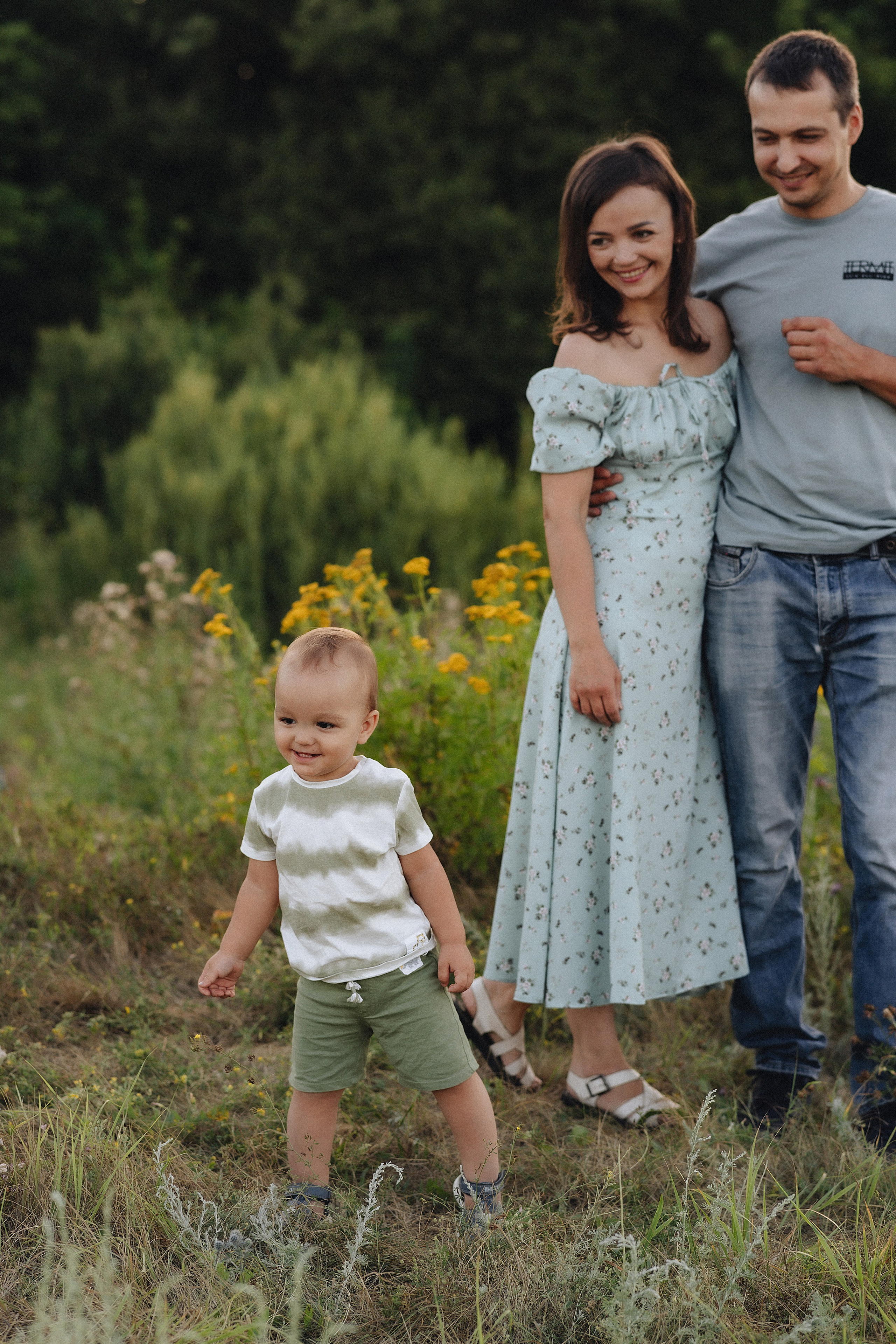 Семейная съемка на закате. Фотограф Карина Шмулёва. Воронеж и область