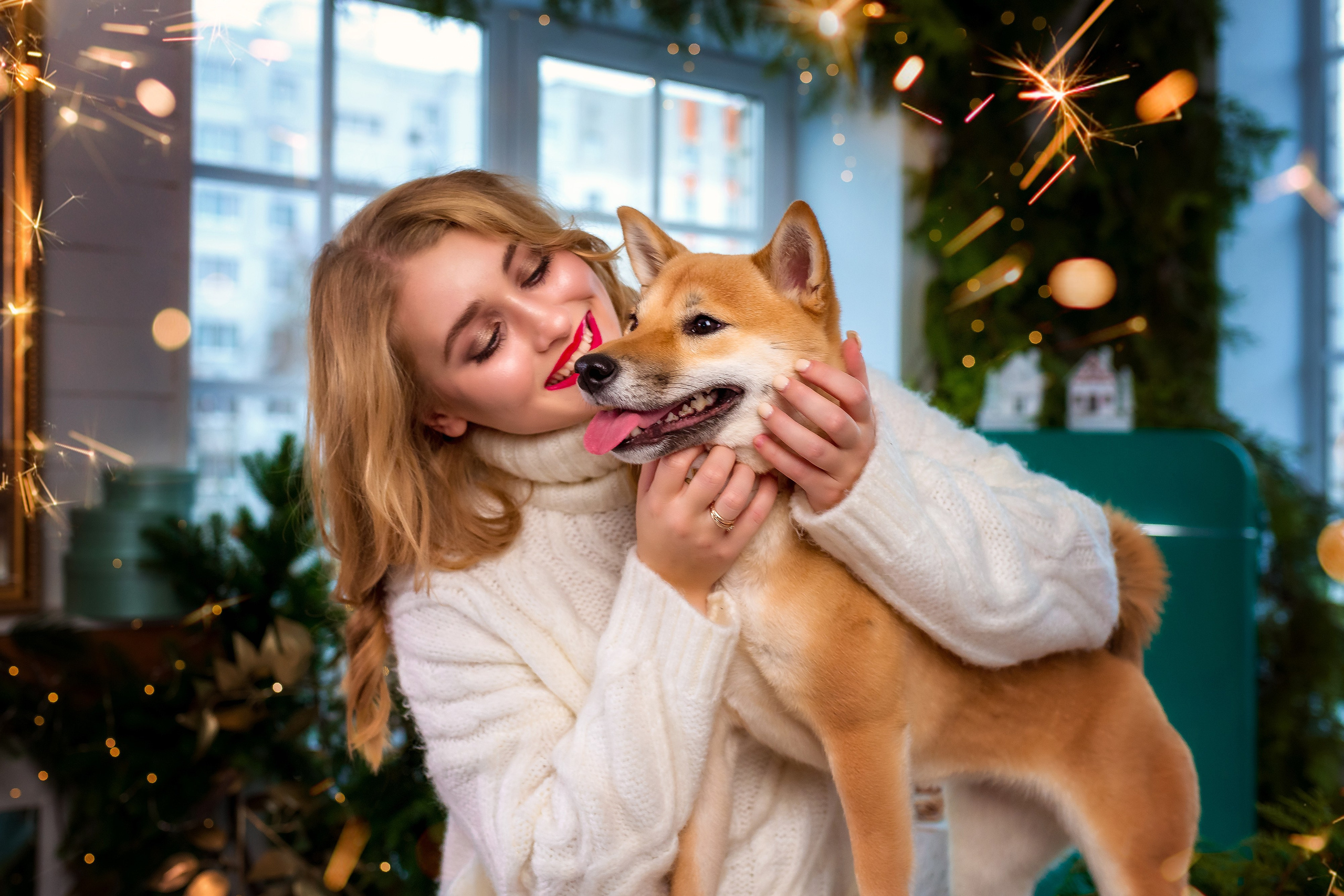 Элина и Симба Сиба-Ину. Женский фотограф Крещение Венчание Москва Брянск