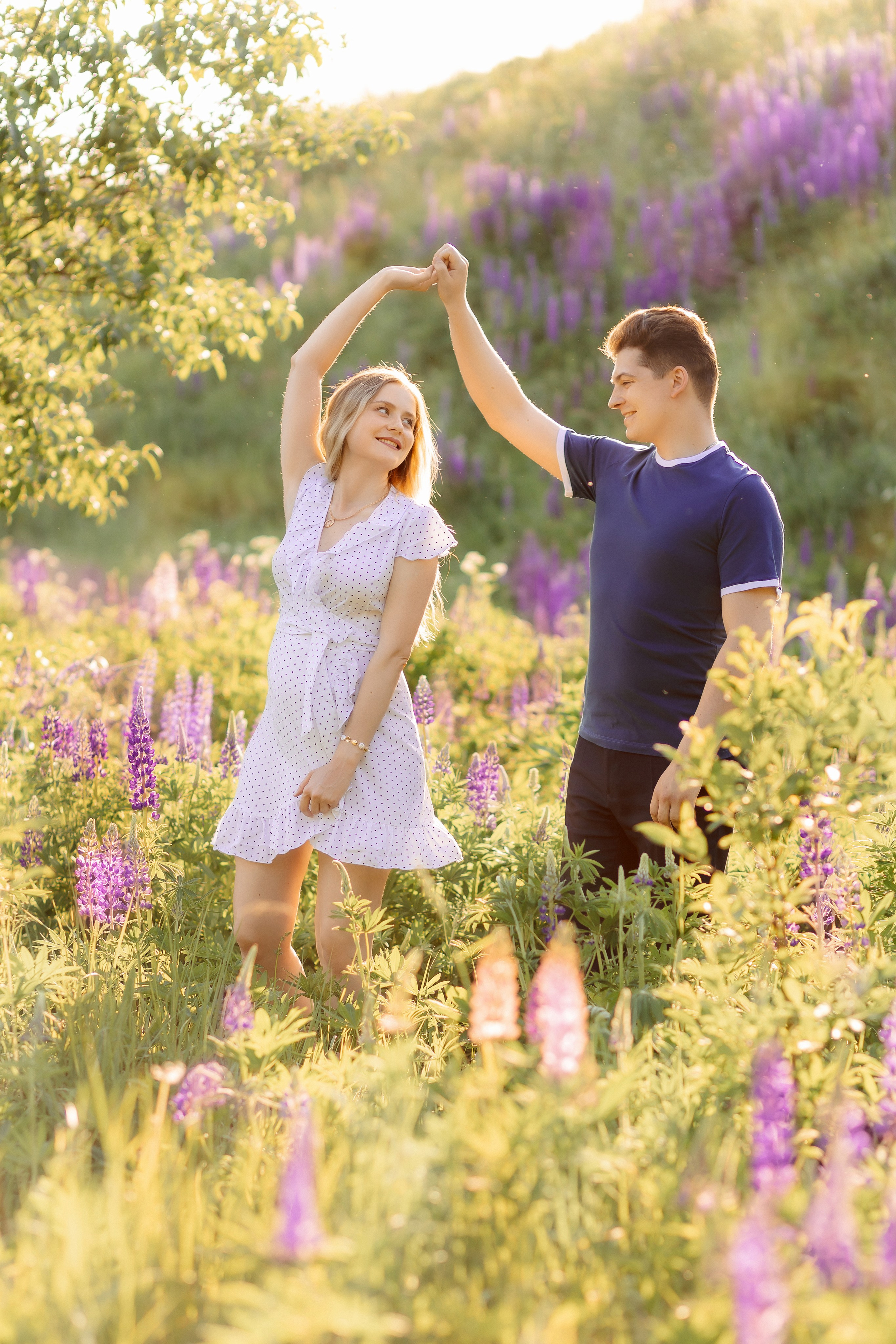 Фотосессия в люпинах. Зотова Алена — семейный и женский фотограф в Зеленограде