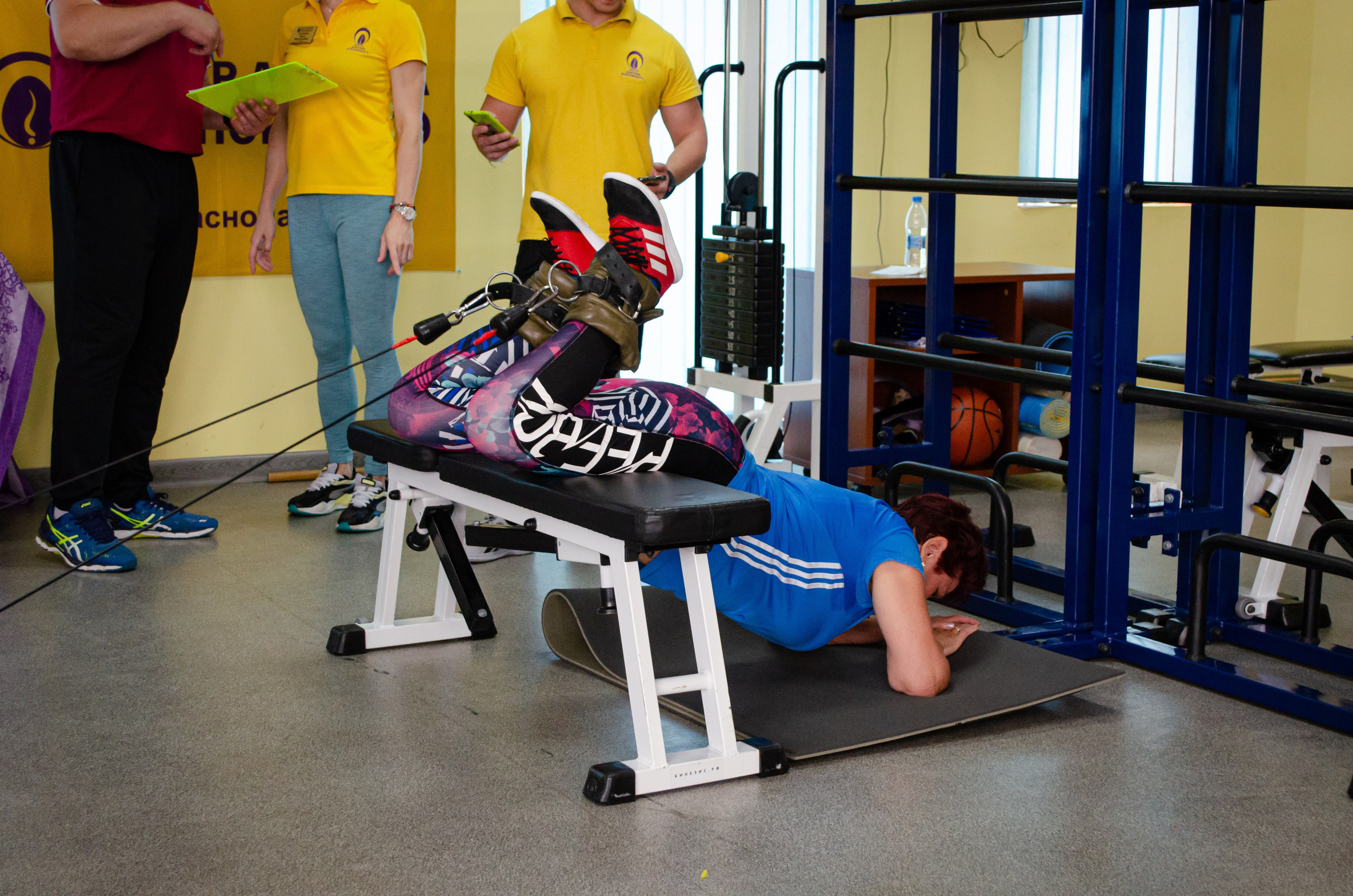 Медицинское спортивное мероприятие. Фотограф