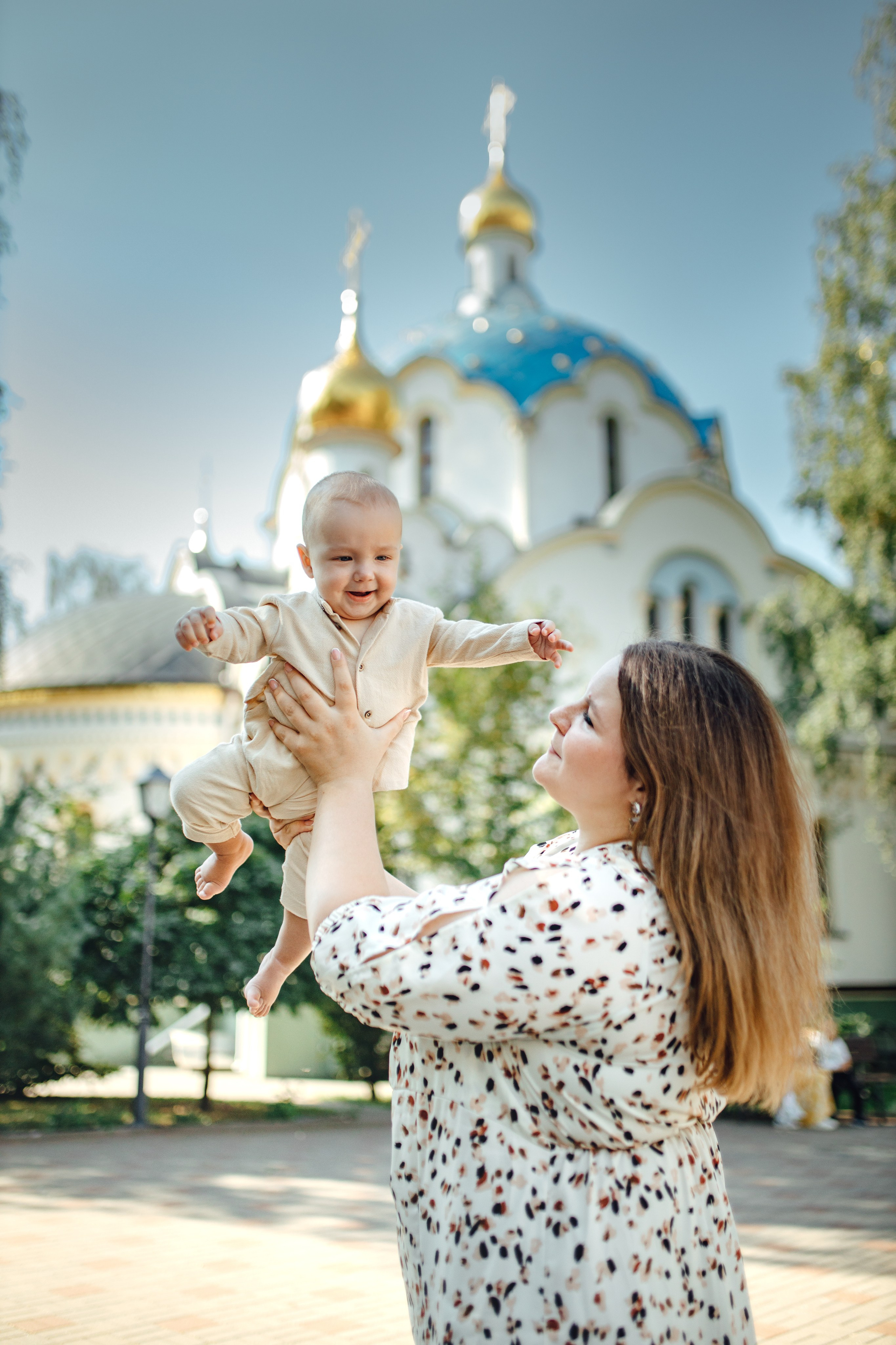 Крещение Егора (Георгия) Державный храм, св. Елисаветенского монастыря, Новинки, август 2024