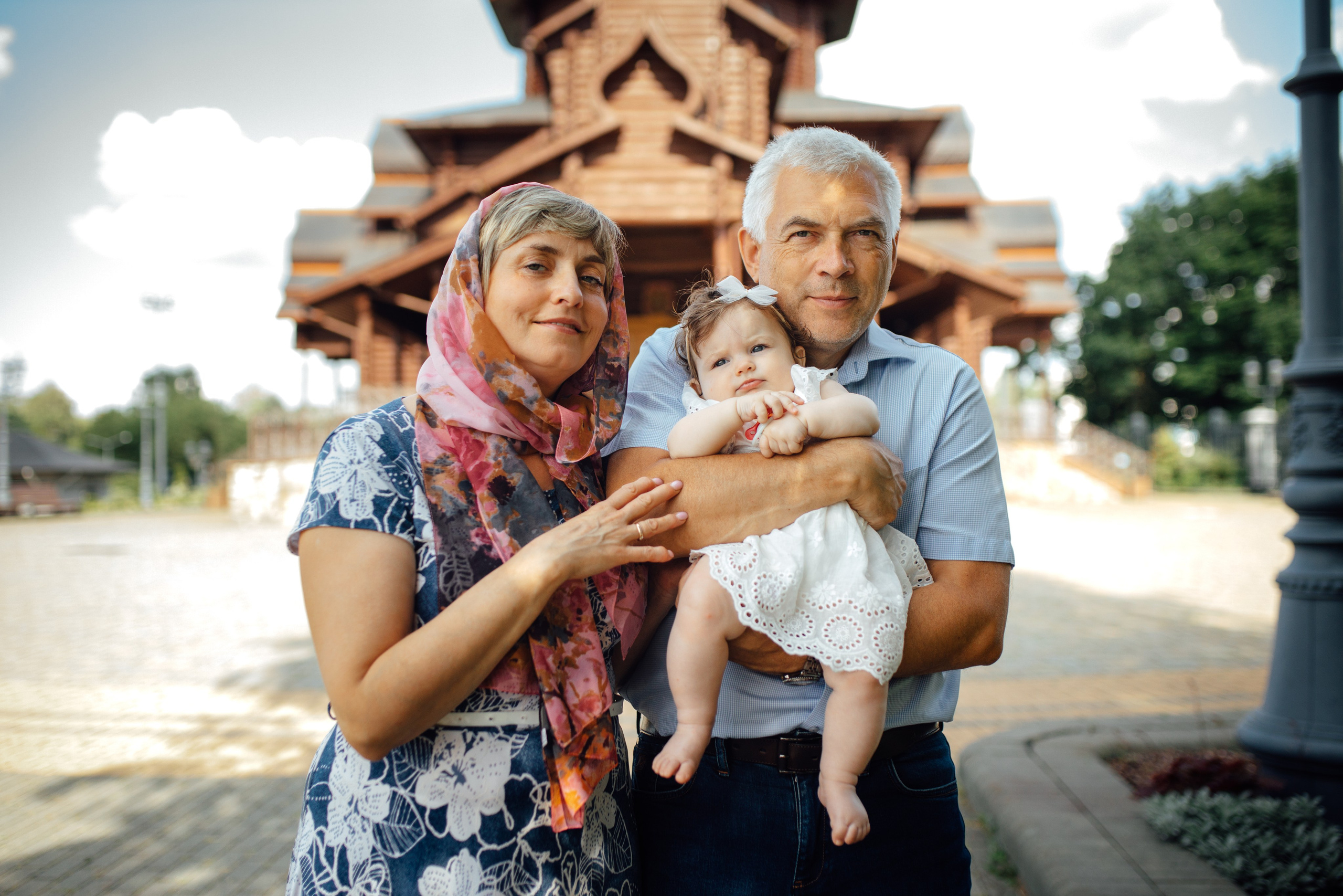 Крещение Аделины, храм Святой Троицы, июль 2024