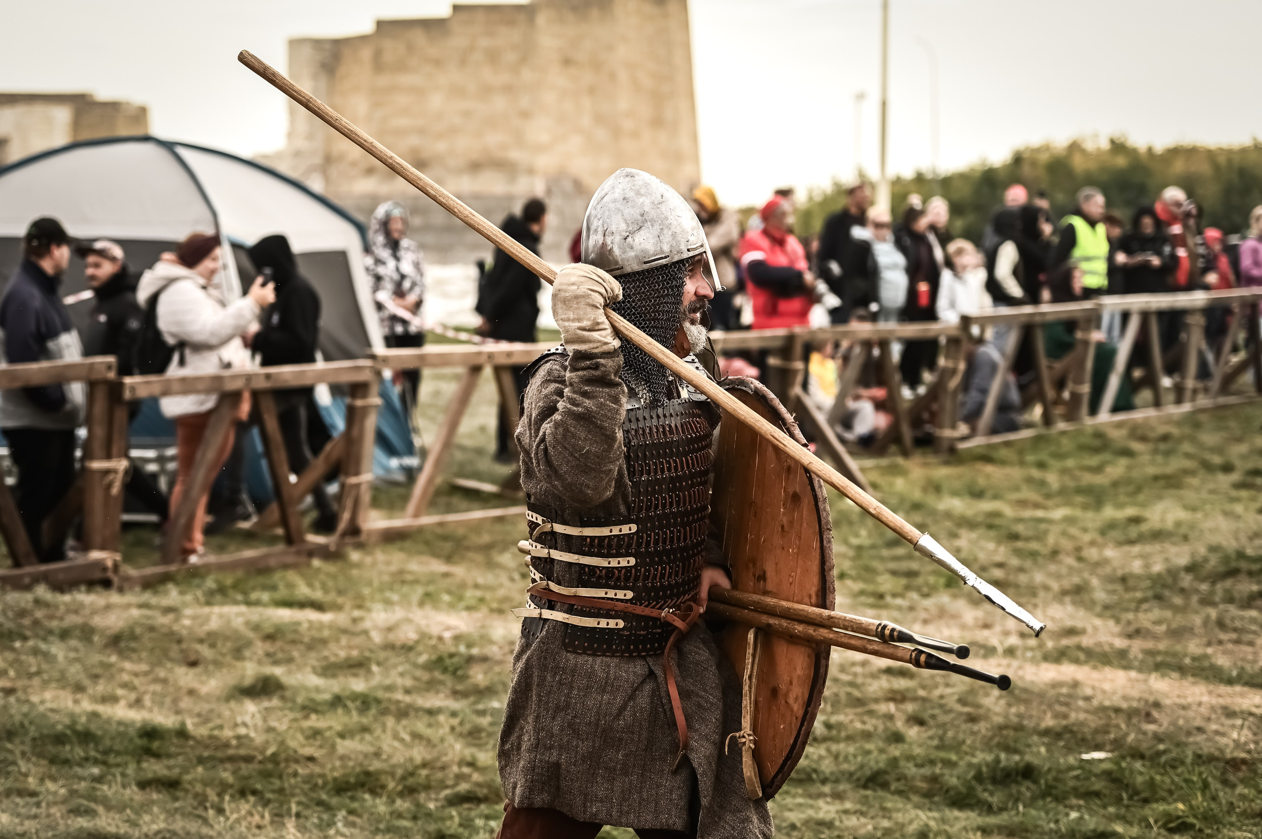 Репортажная съемка фестиваля средневекового боя
