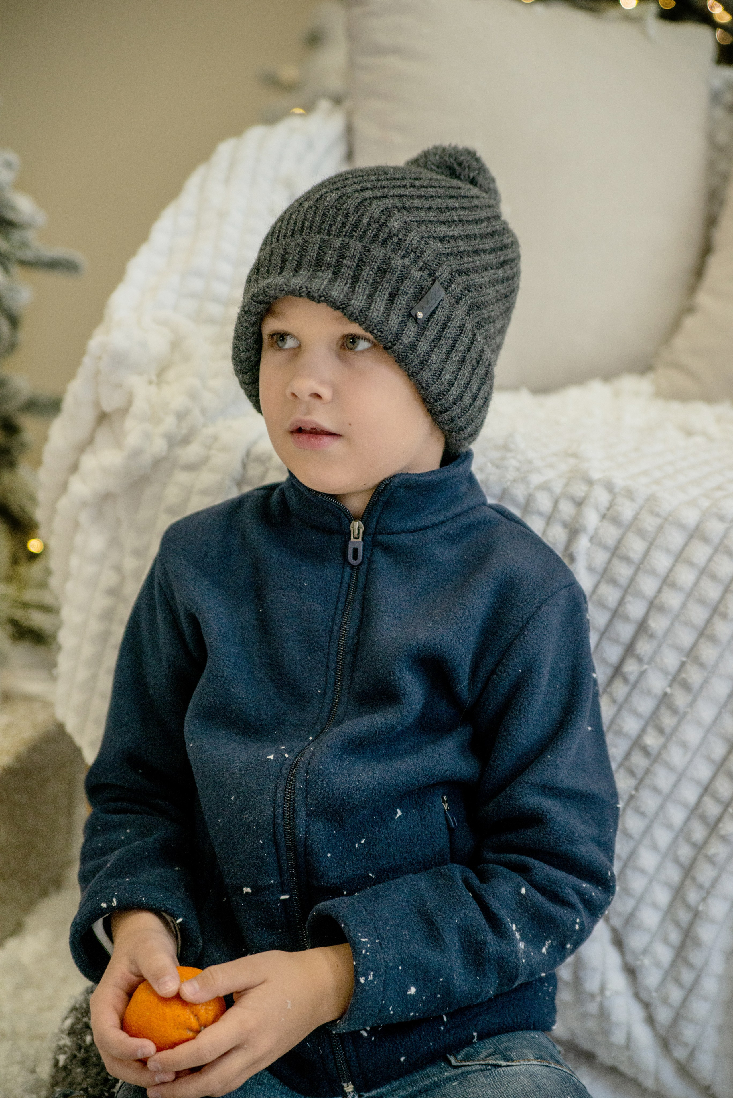 Дети в снежной студии. Фотограф и дизайнер в Москве Екатерина Лобачева