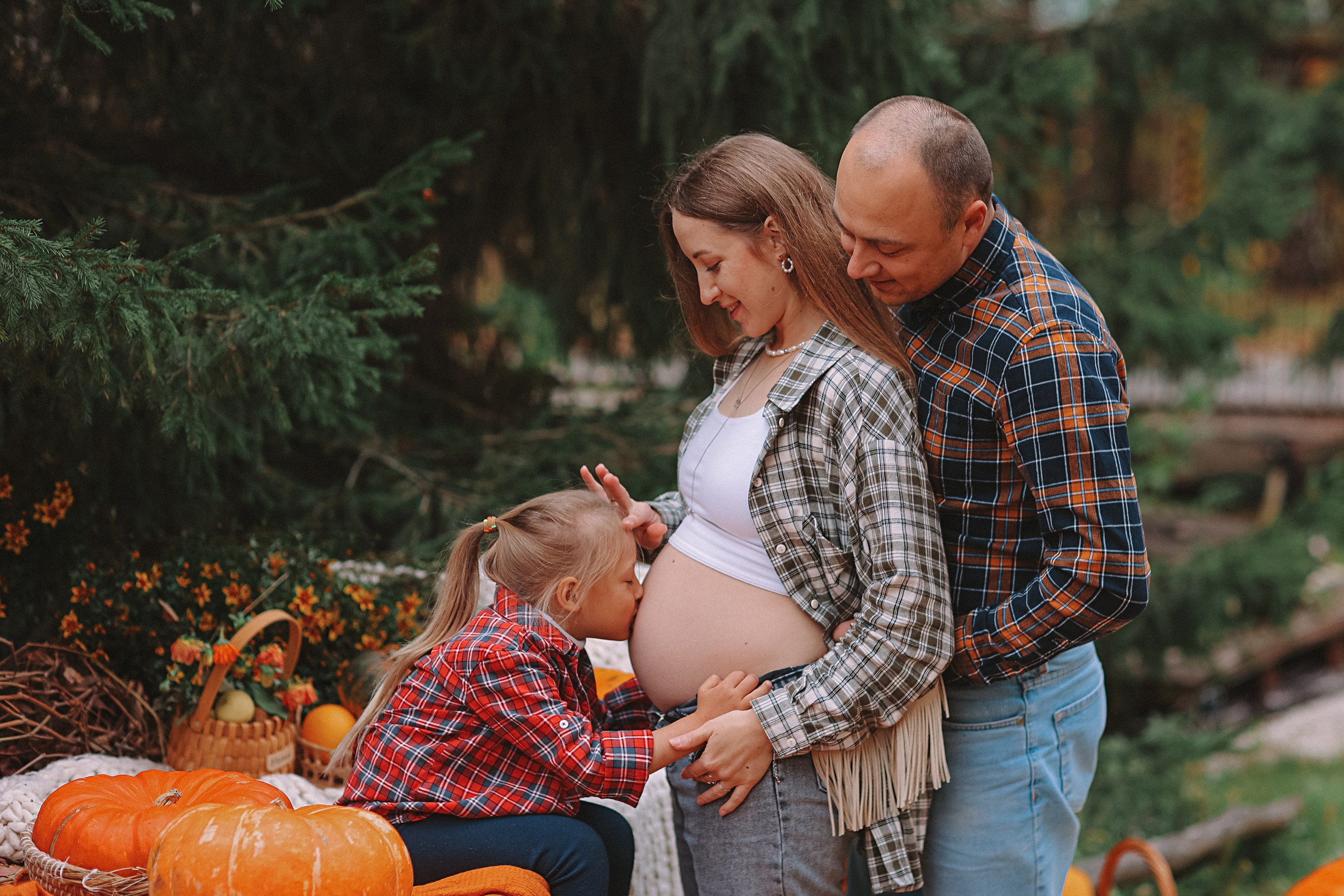 Тыквы. Семейный фотограф Тюмень, фотограф на роды Салмина Мария