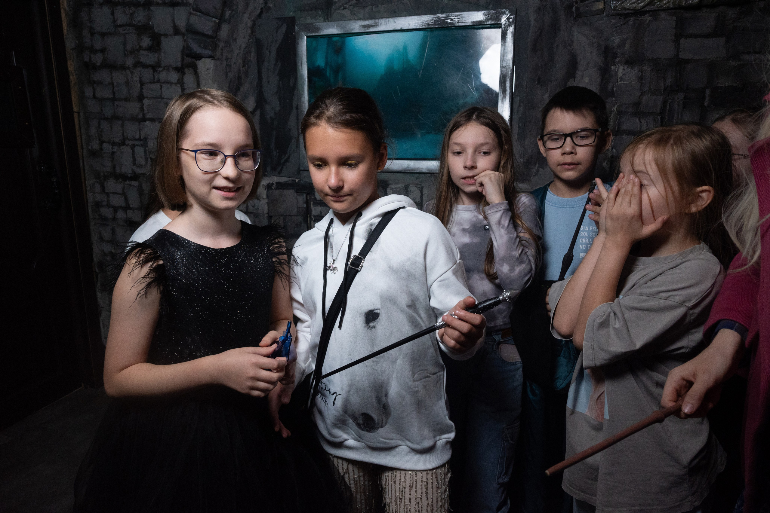 День рождения ребенка в «Подземелье Слизерин». Фотограф мероприятий в Москве