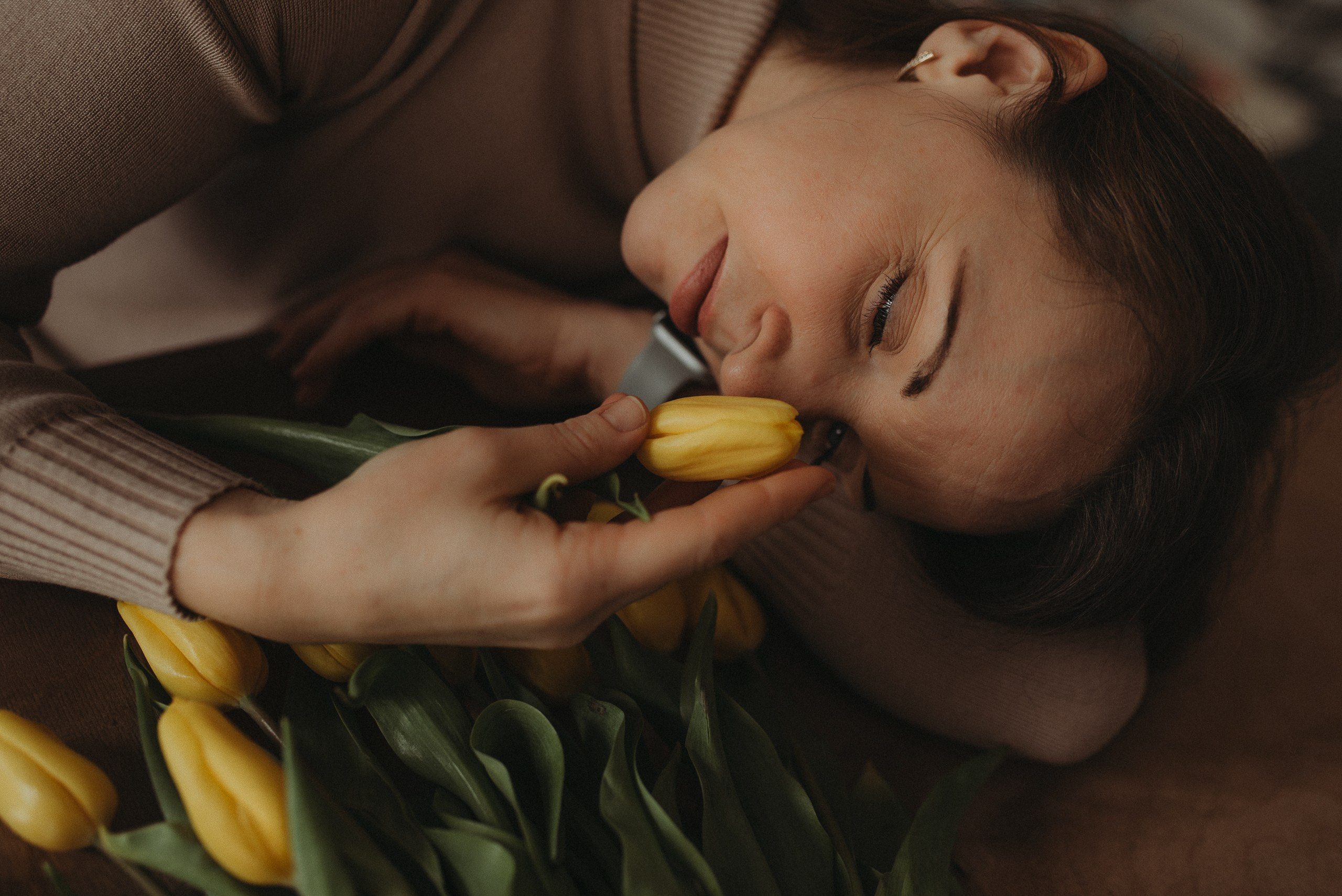 Ира и тюльпаны. Семейный и детский фотограф в Новосибирске и Краснообске — Анна Ким