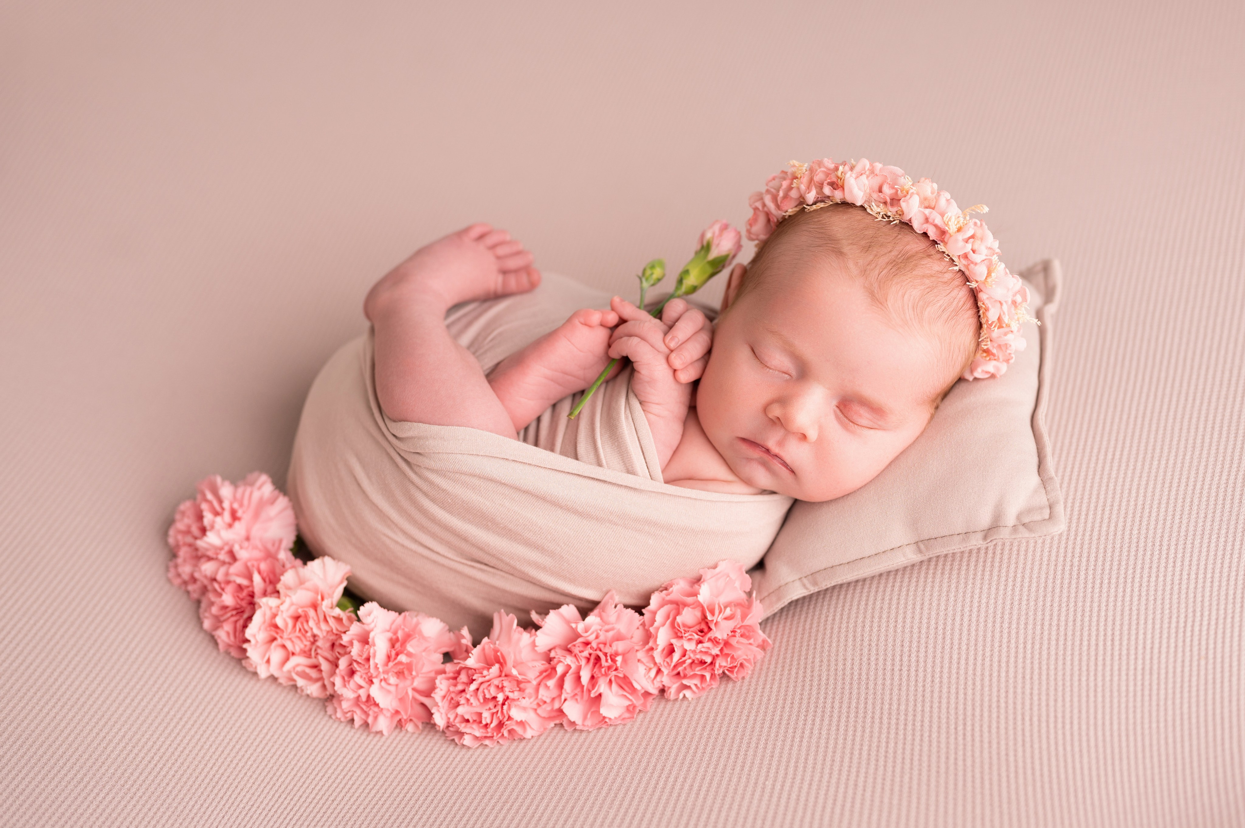 фотосессия новорожденной девочки