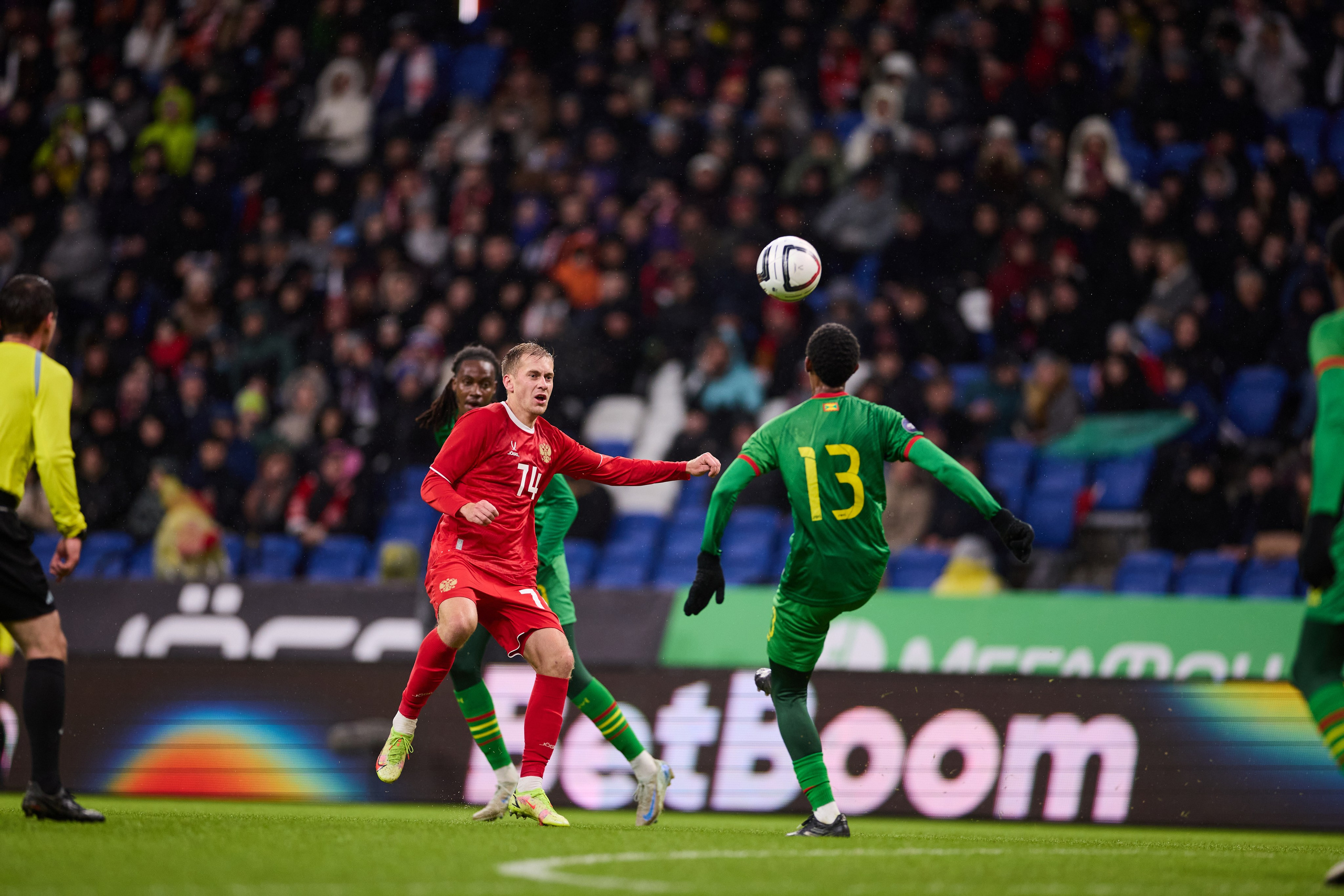 Товарищеский матч Сборная России — Сборная Гренады. Спортивный репортажный фотограф Казань Нафис Сиразетдинов