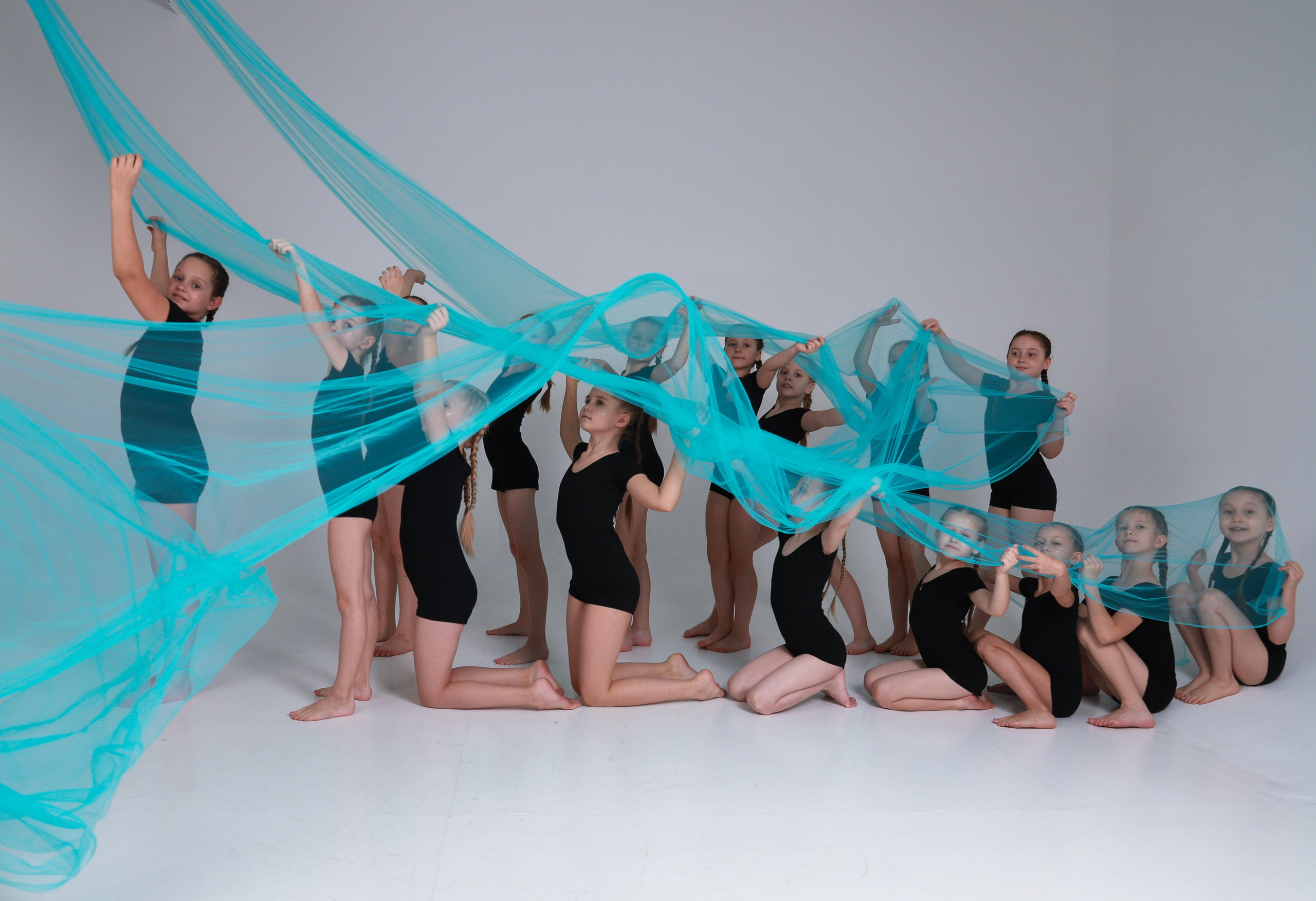 Сьемка на циклорамме. Фотограф Юлия Мальцева