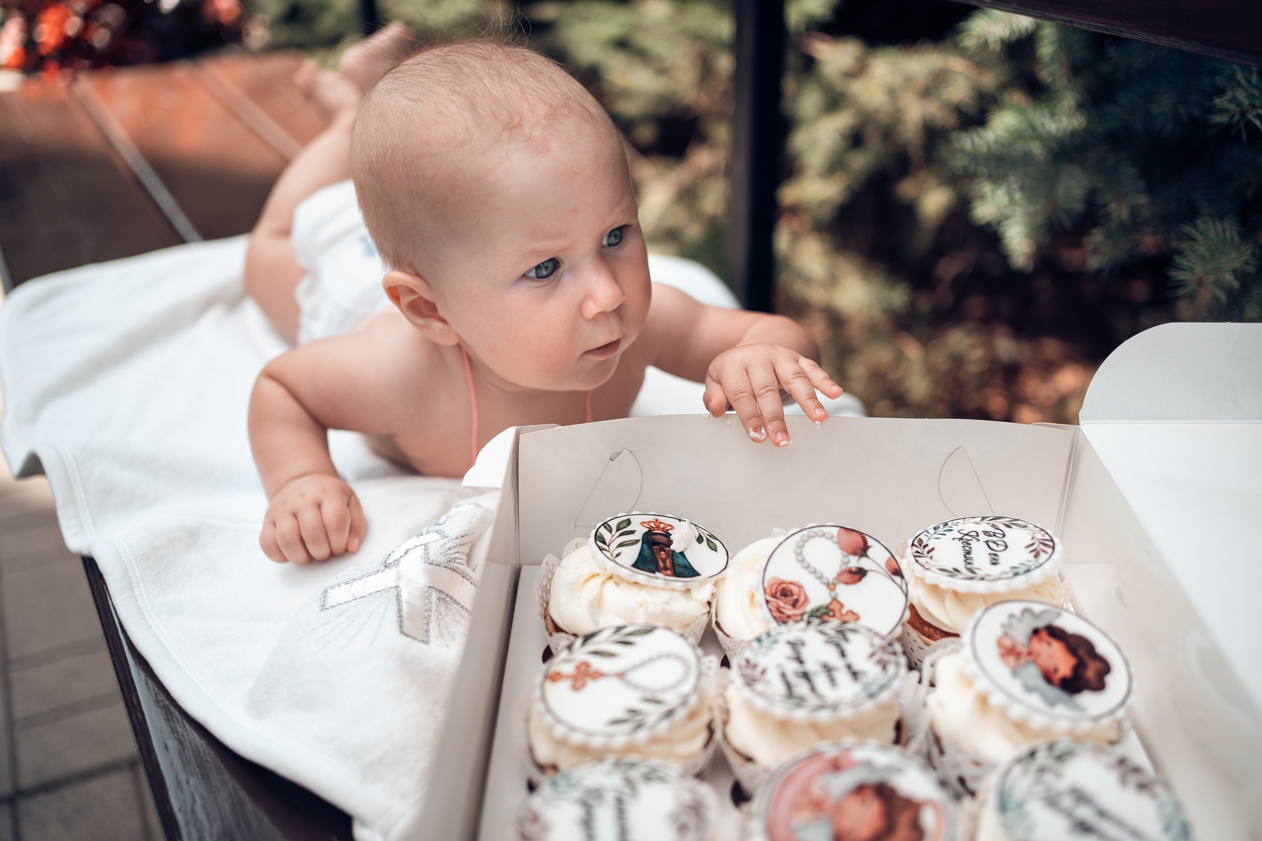 Крещение в храме Прп.Сергия Радонежского с. Орлиное. Церковный фотограф Севастополь