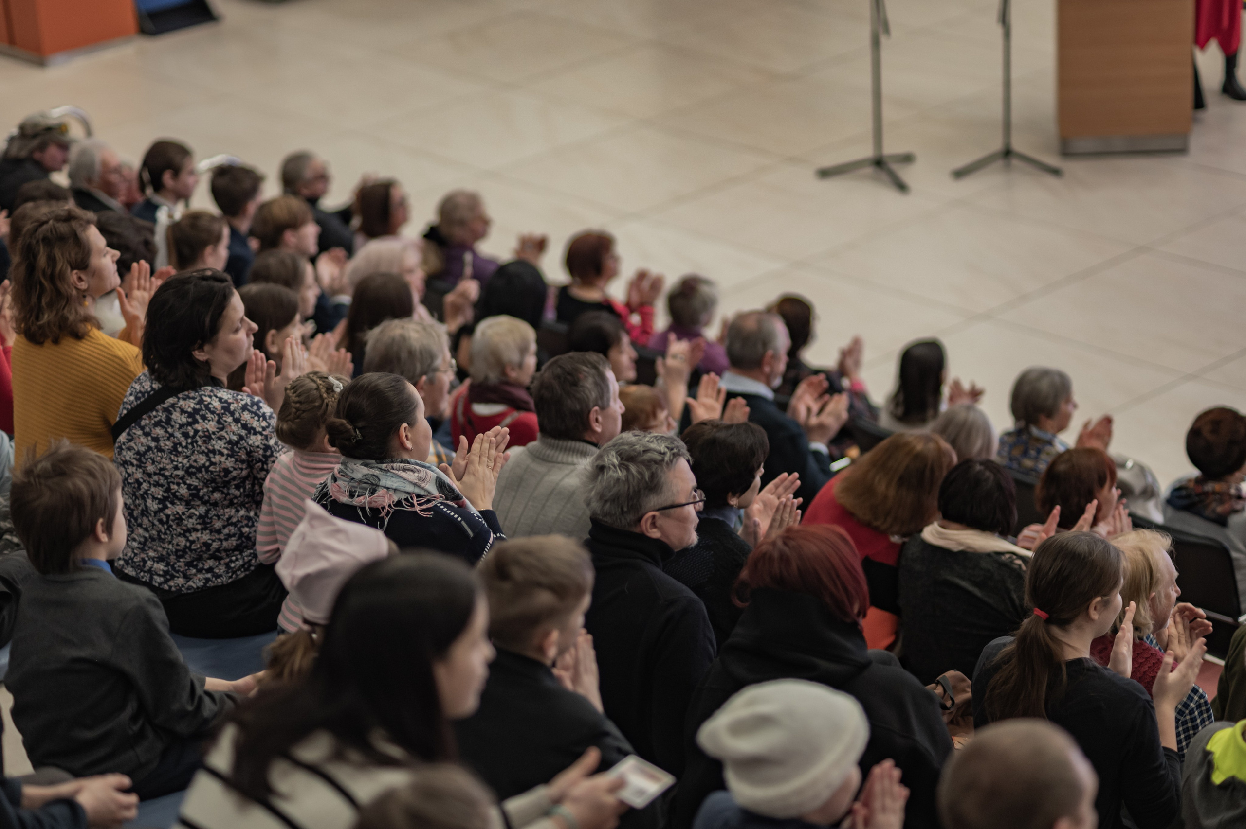Репортажная съёмка премьеры документального фильма "Доноры блокадного Ленинграда"