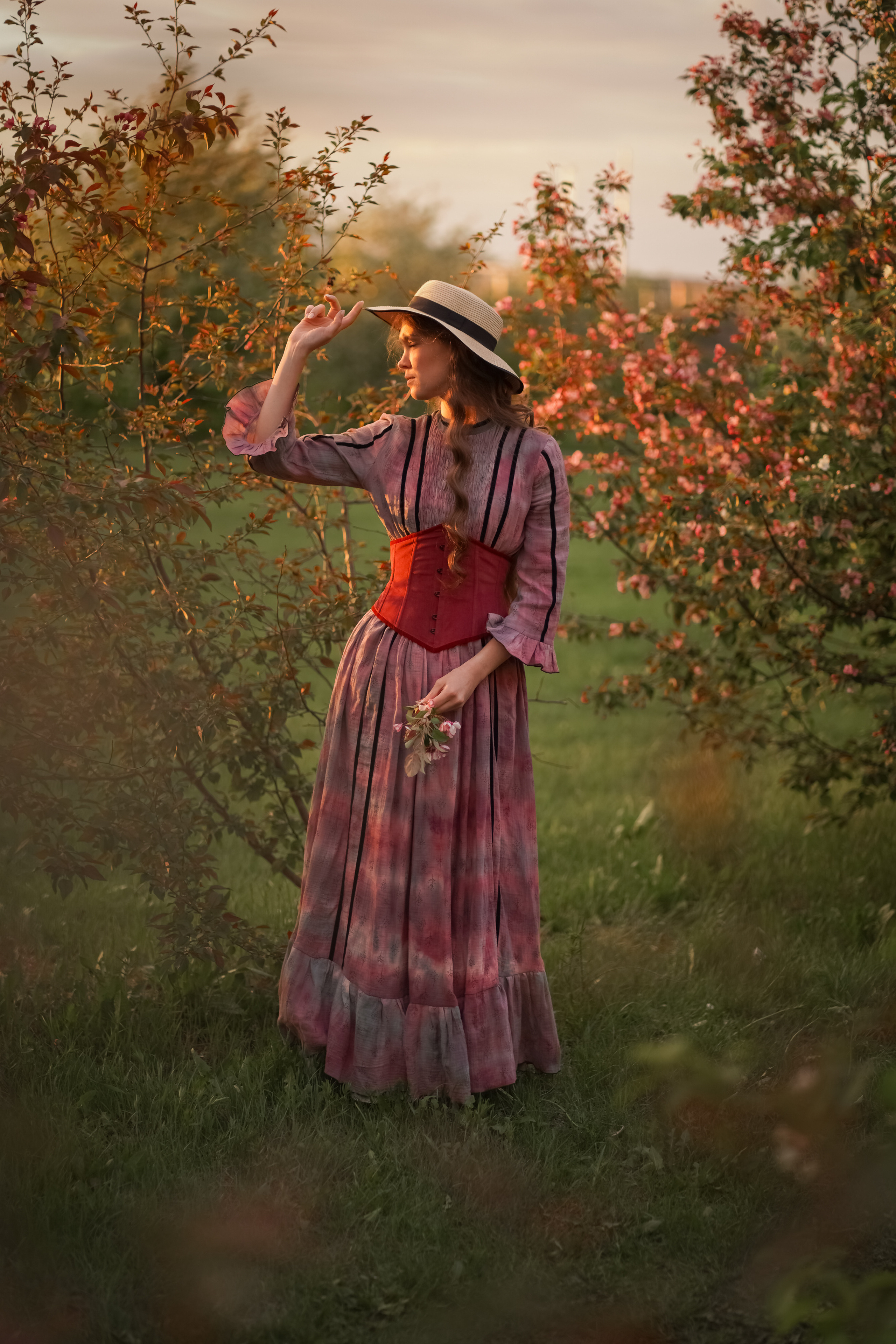 Яблоневый закат. Фотограф Татьяна Митрофанова