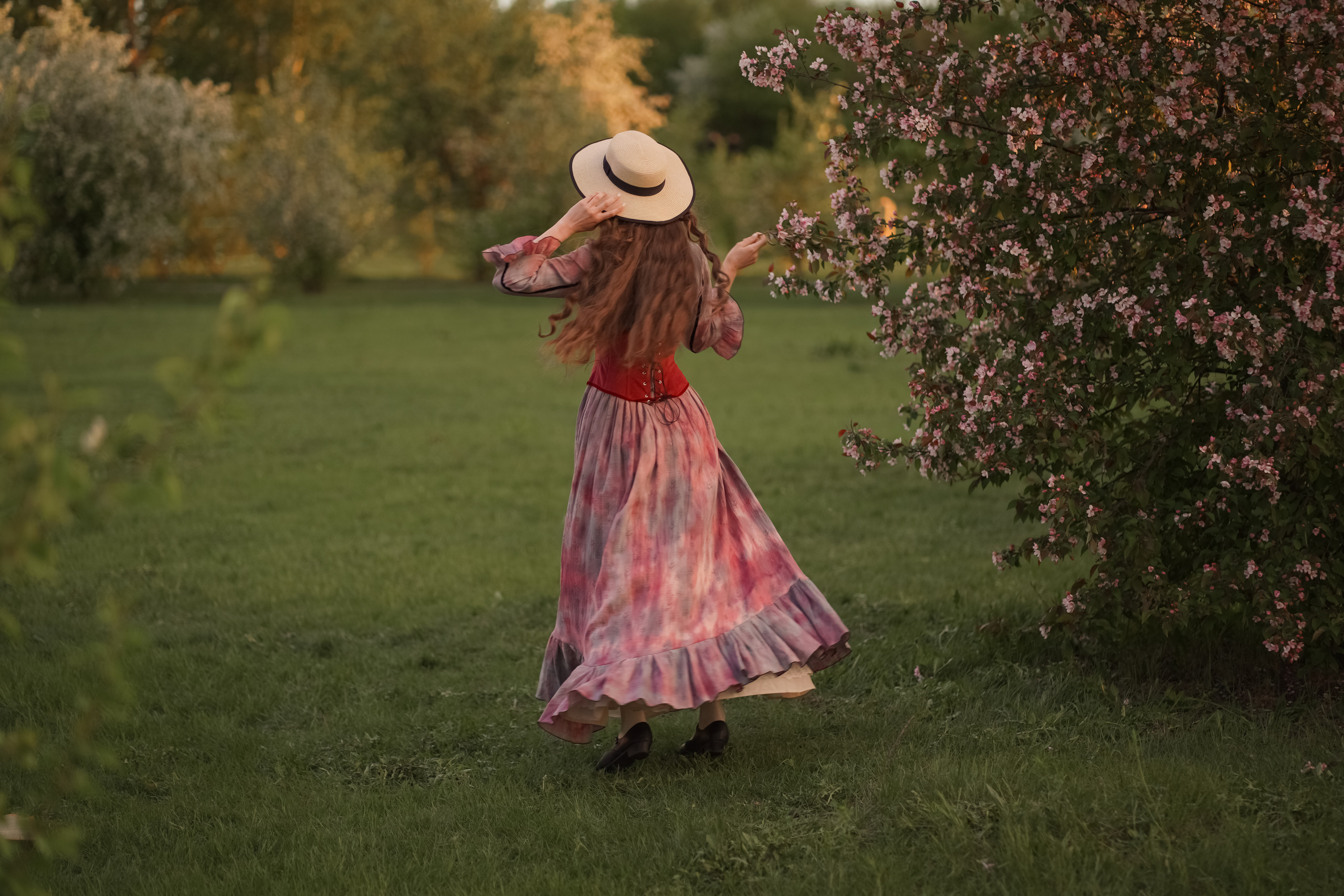 Яблоневый закат. Фотограф Татьяна Митрофанова