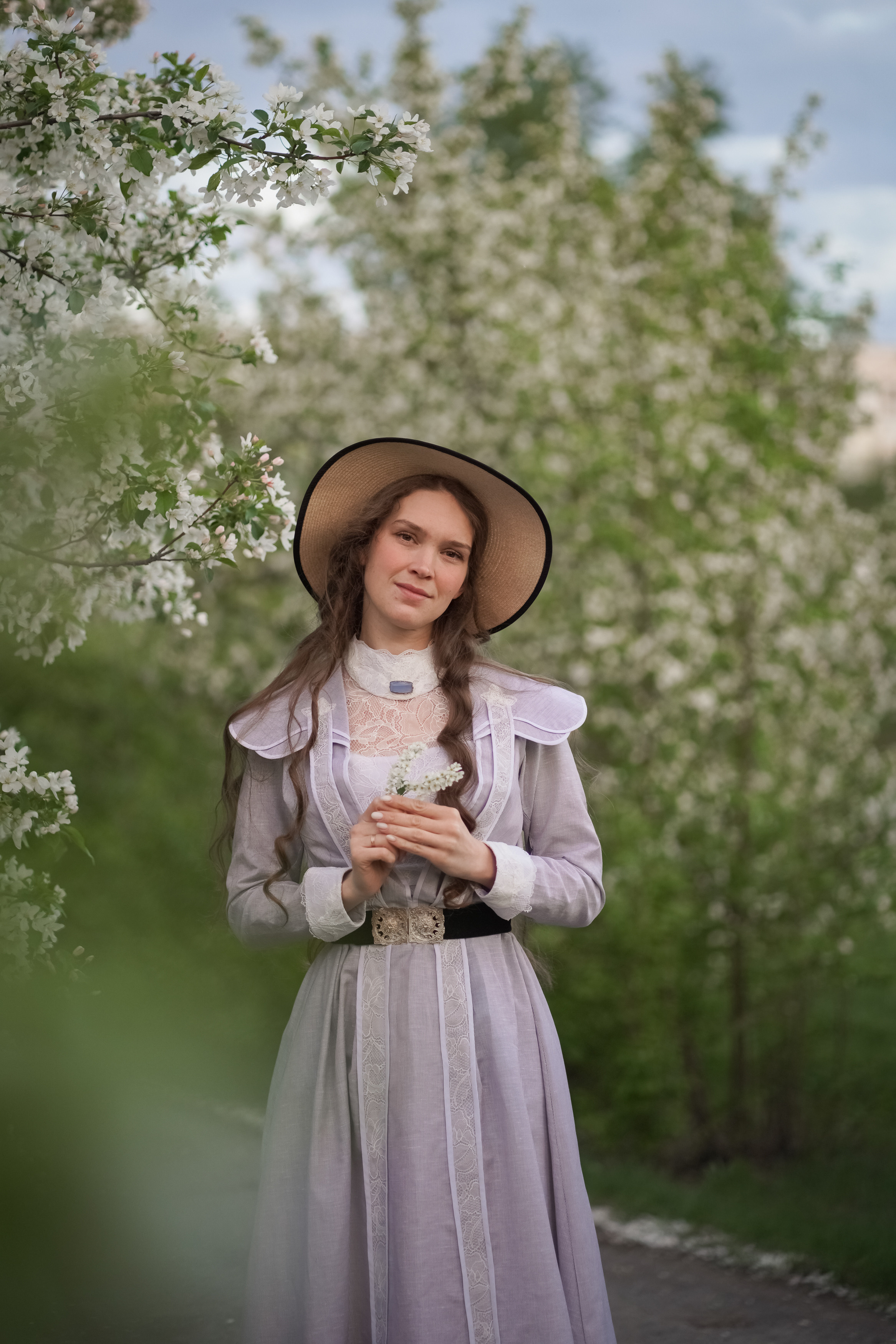 В белоснежных лепестках. Фотограф Татьяна Митрофанова