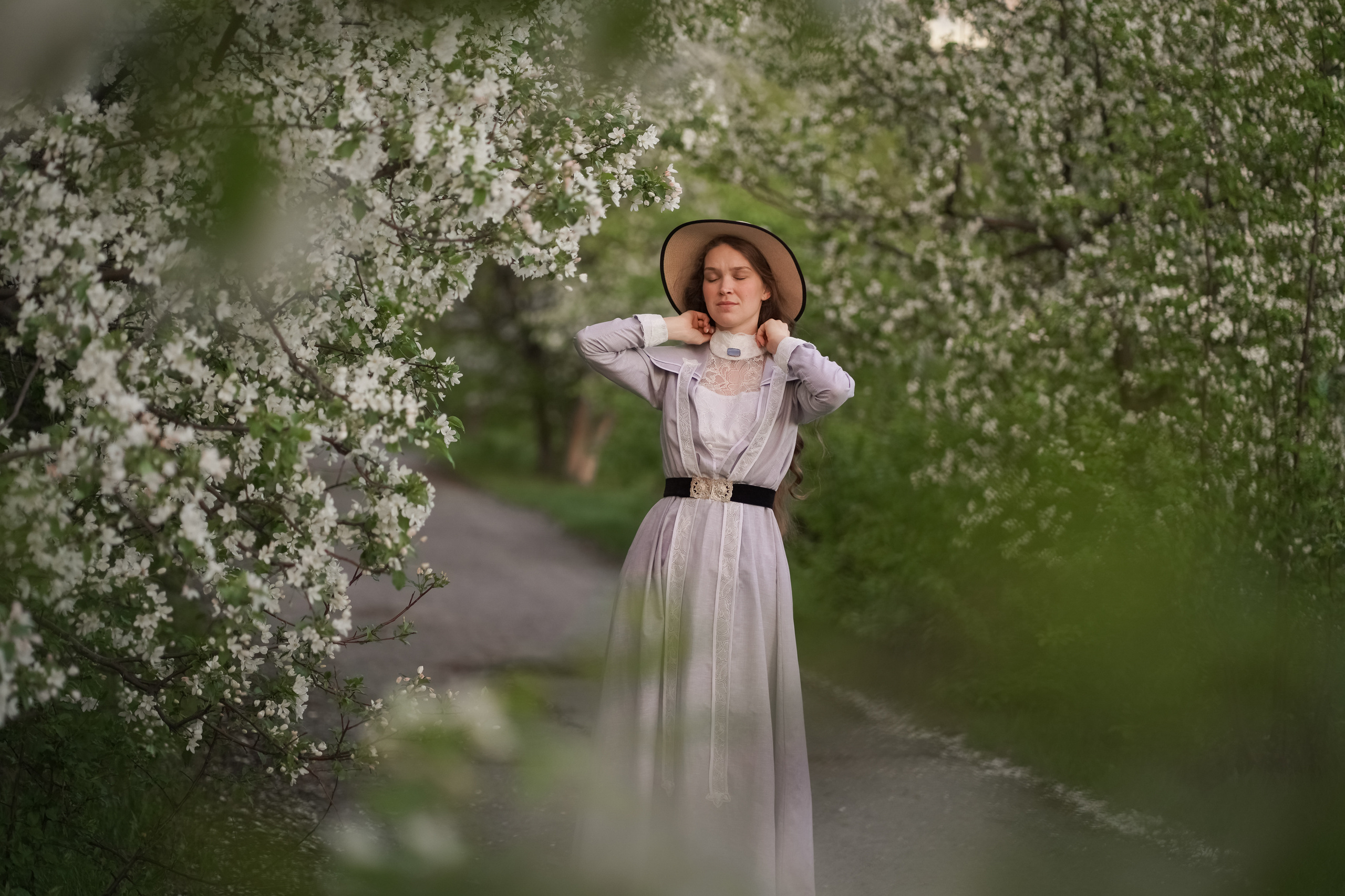 В белоснежных лепестках. Фотограф Татьяна Митрофанова