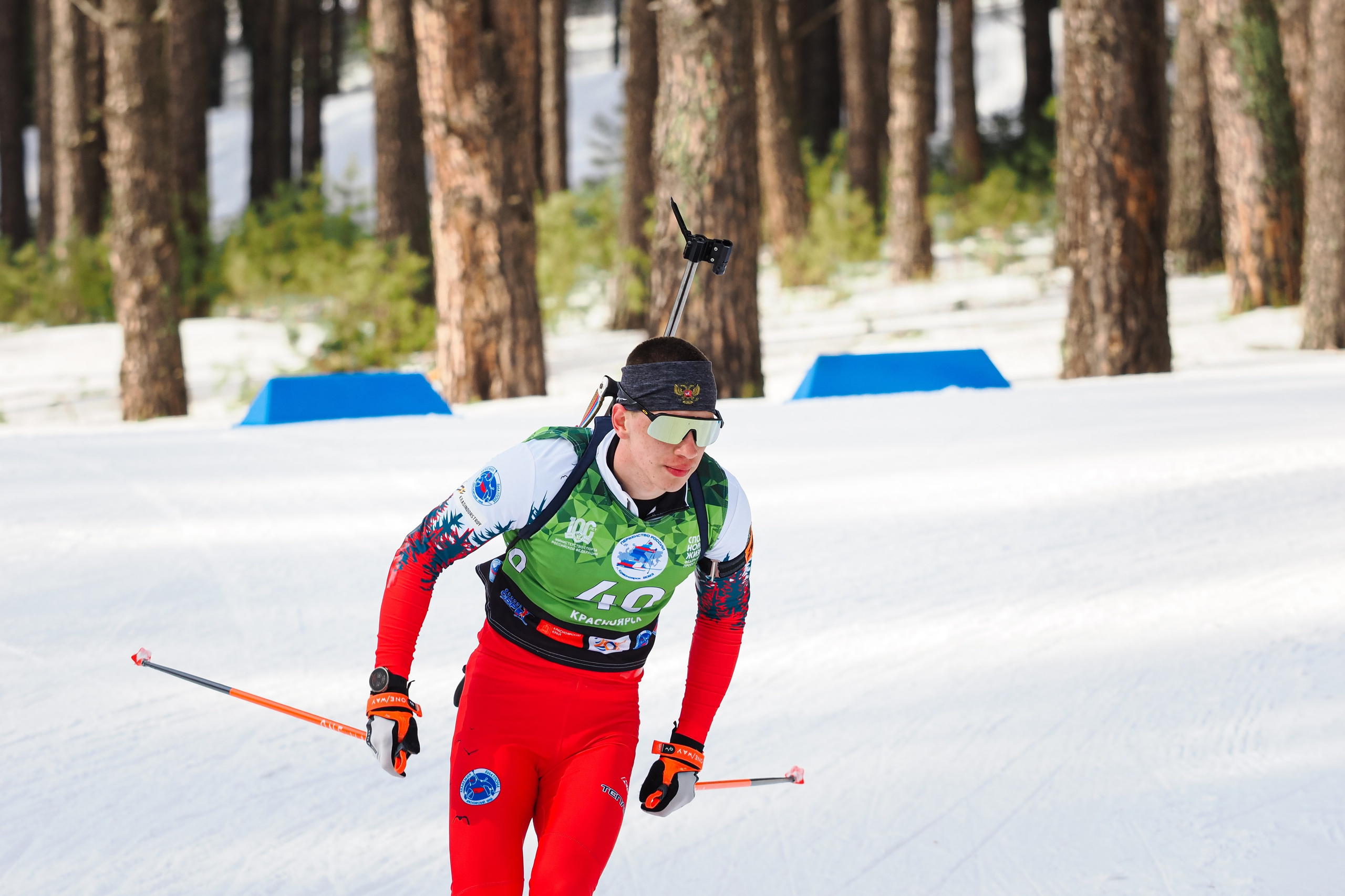 Биатлон / Первенство России. Репортажный фотограф Алексей Козьмин
