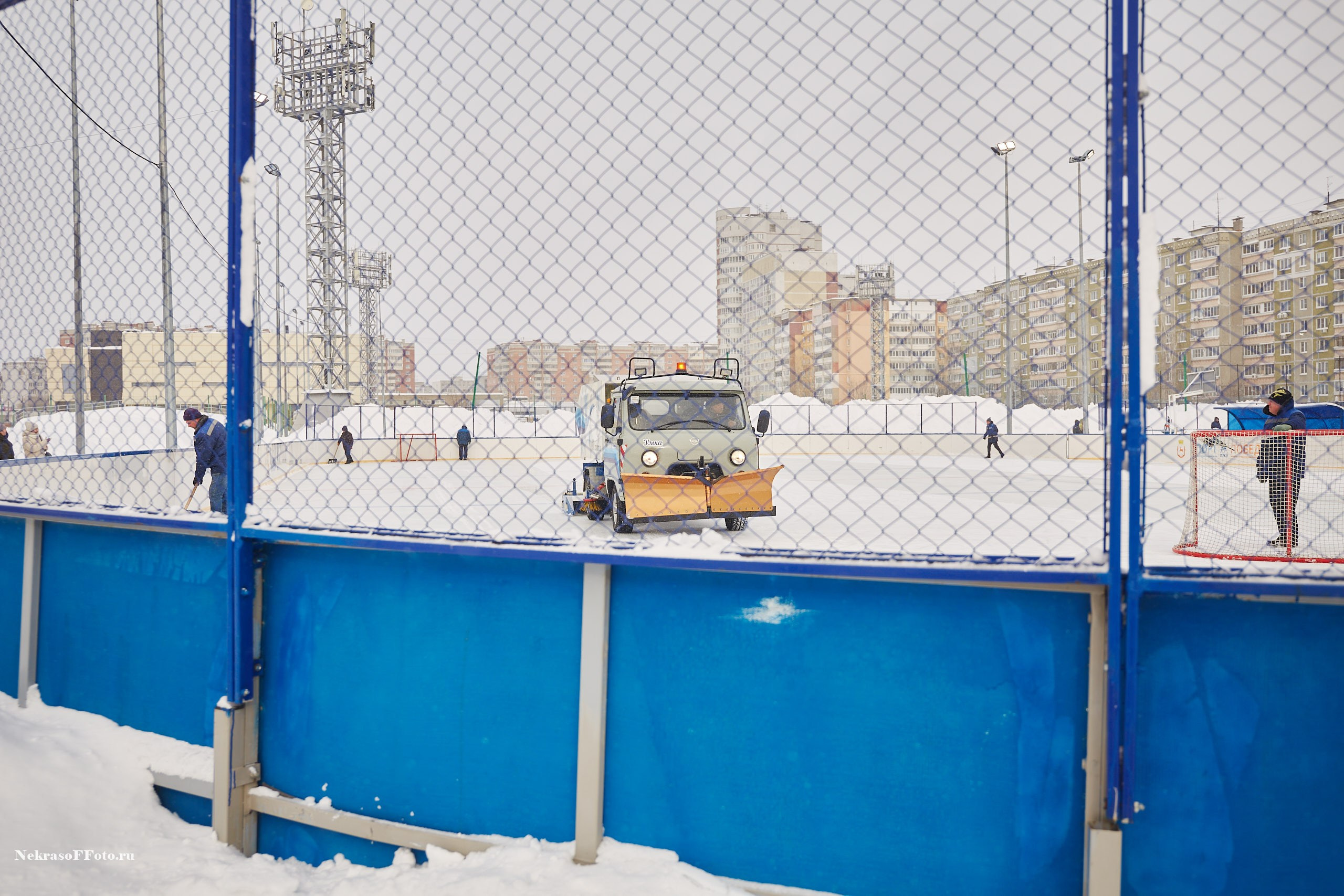 Турнир по хоккею «Русская классика» в рамках Офицерской хоккейной лиги. Спортивный фотограф Некрасов Денис