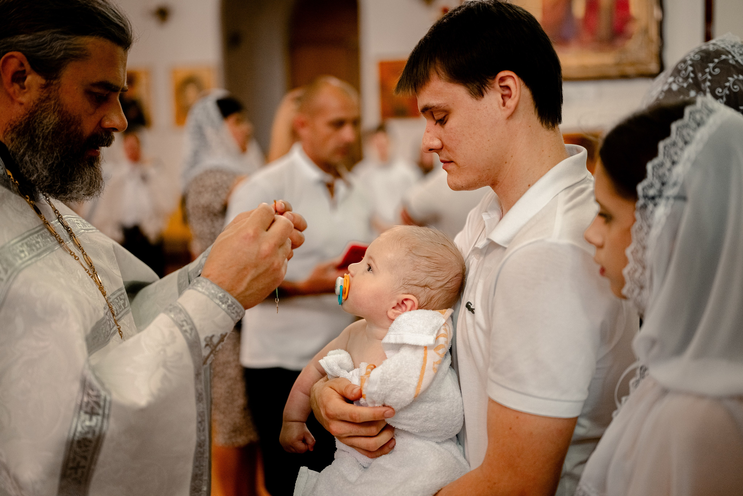 Таинство крещения. Фотограф Краснодарский край
