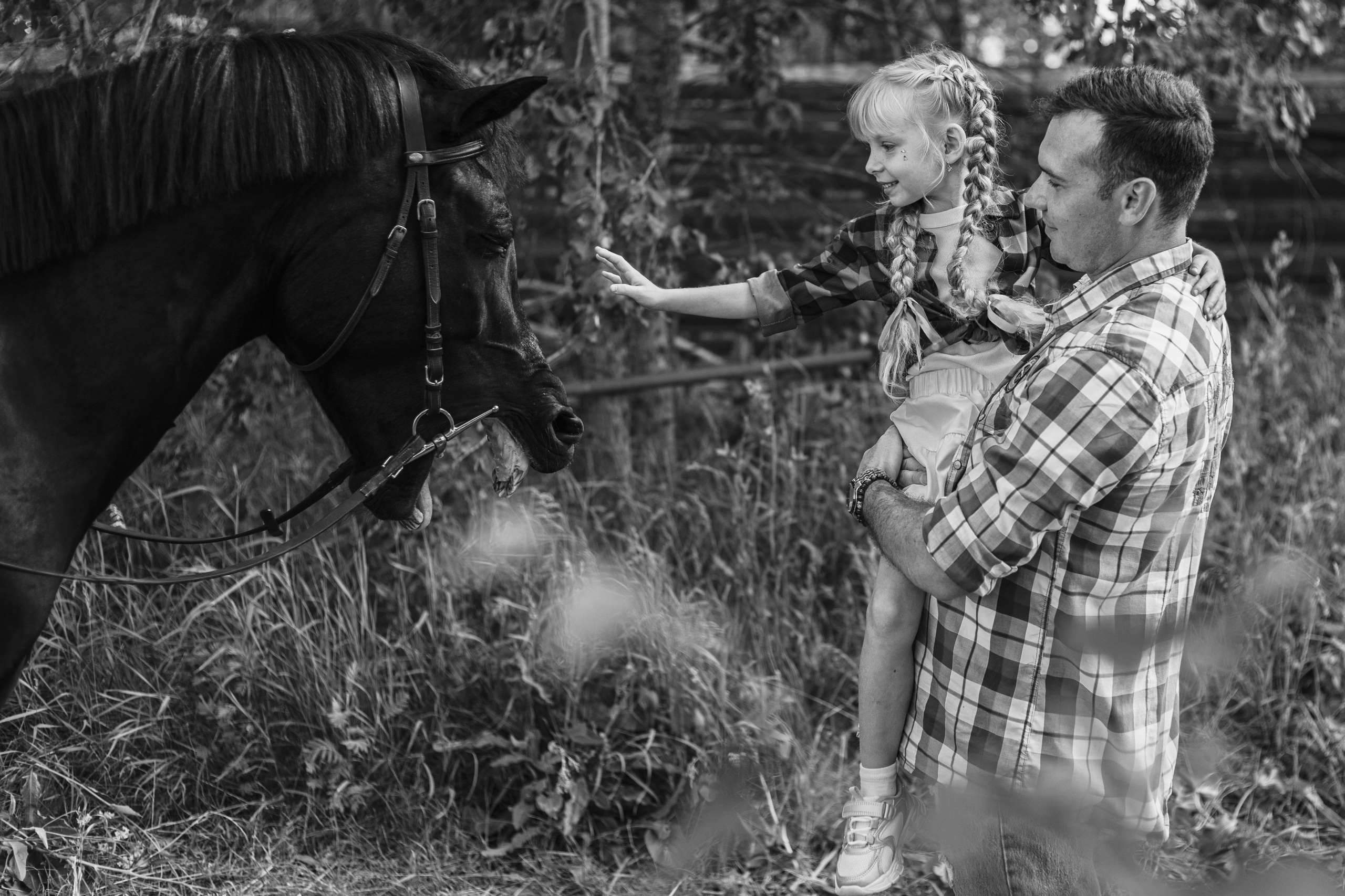 Семейная прогулка с лошадкой. Семейный и детский фотограф в Рязани Васюгова Мария