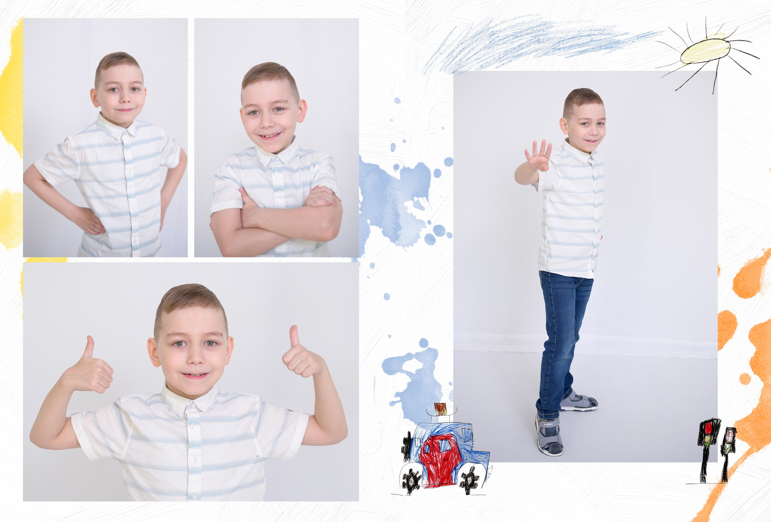 Д/с№ 3к3 группа «Фантазёры» (индивидуальный дизайн) + рисунки детей. Фотограф новорожденных, семейный детский в Тюмени Татьяна Морозова