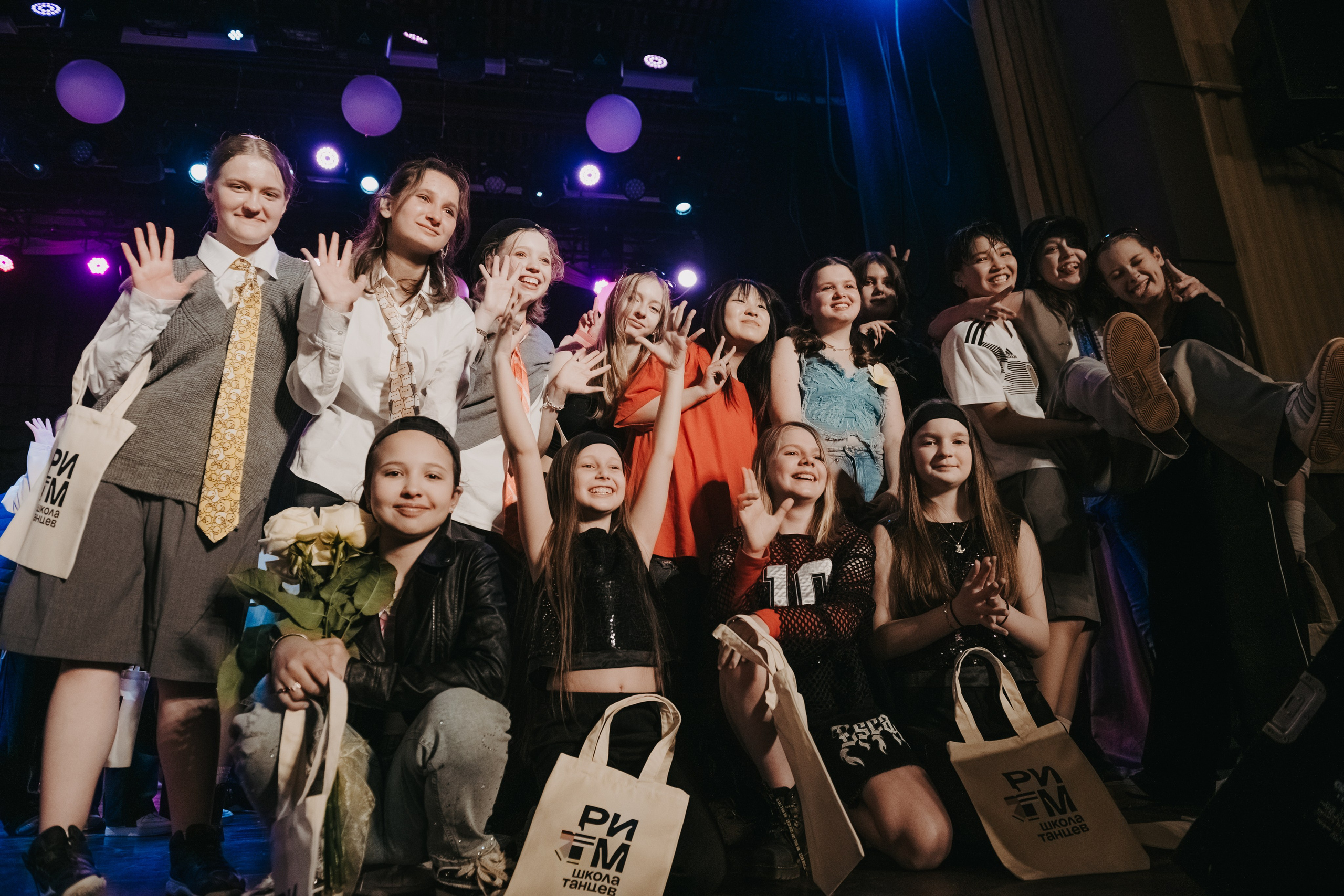 Фотосъемка детского отчетного концерта в школе танцев