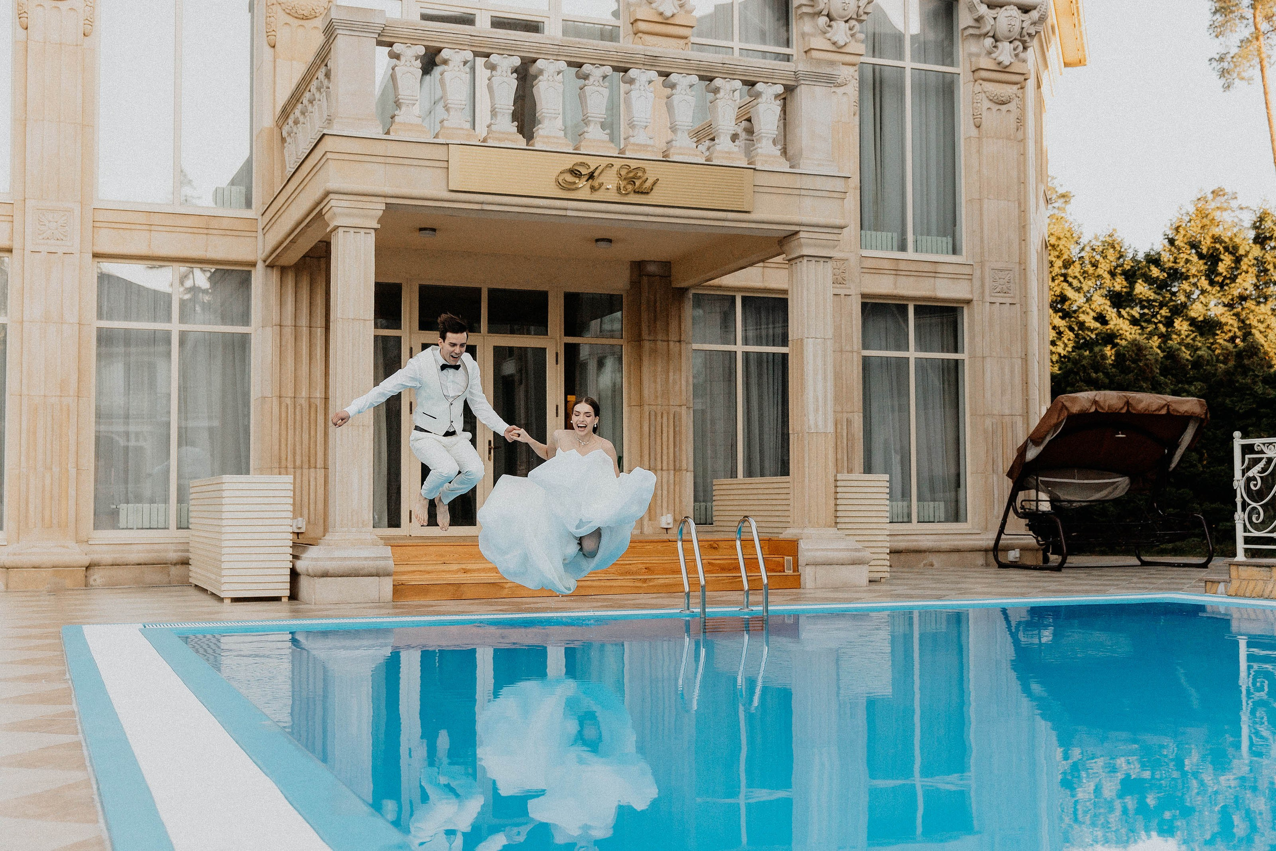 Villa " Бассейн» N&K. Свадебный/Портретный фотограф снимаю в Москве