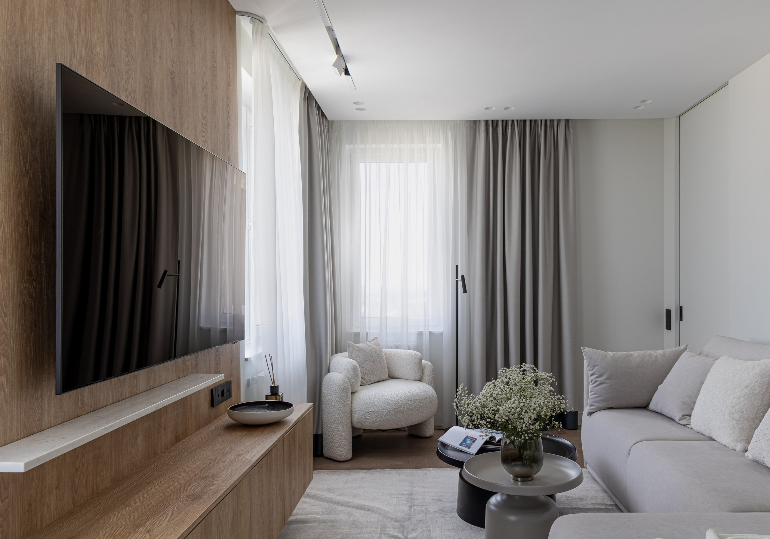 Реализованный проект квартиры. Москва