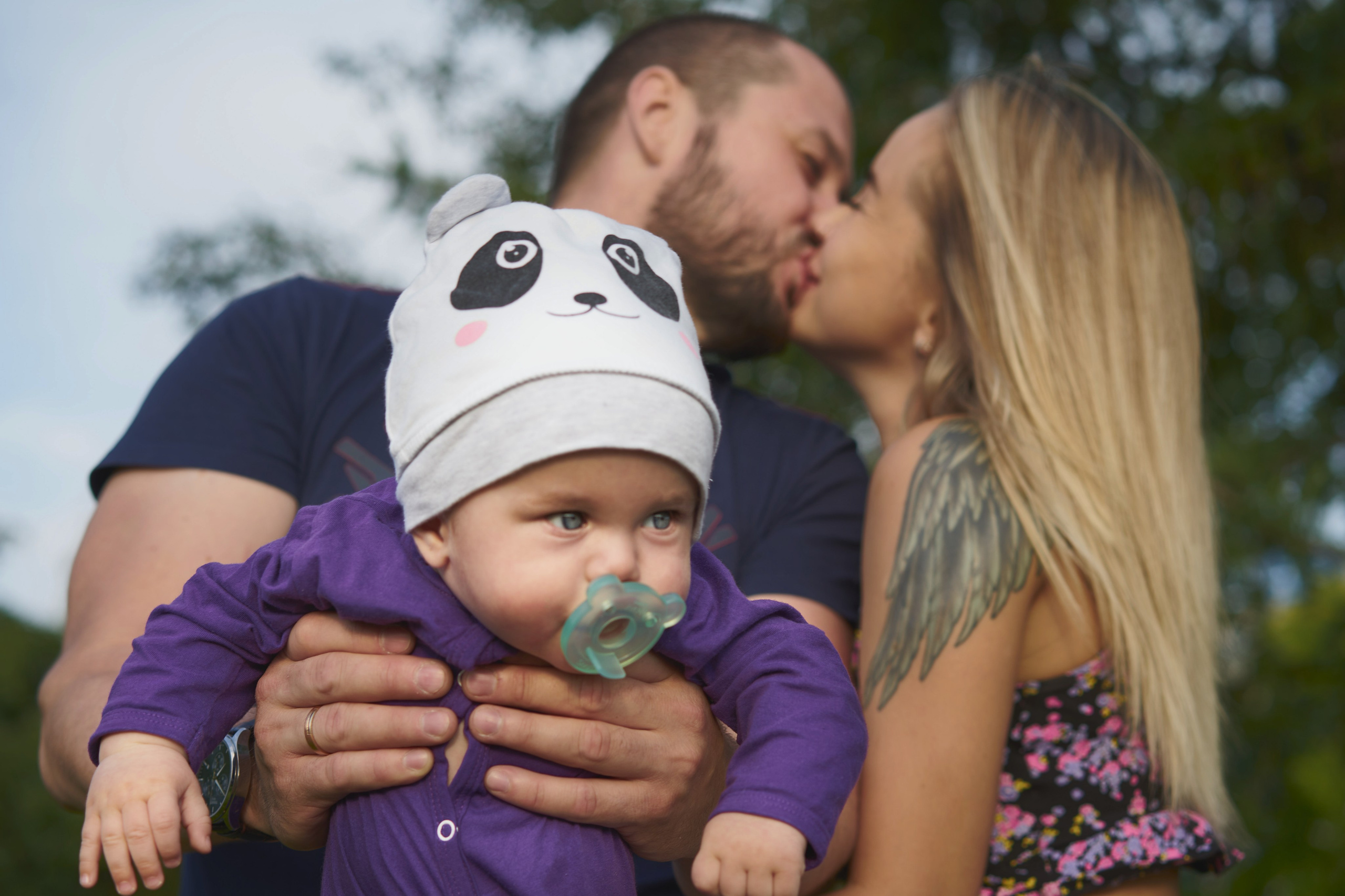 Семейная фотосессия летом на улице. Фотограф Екатеринбург Кокшарова Александра