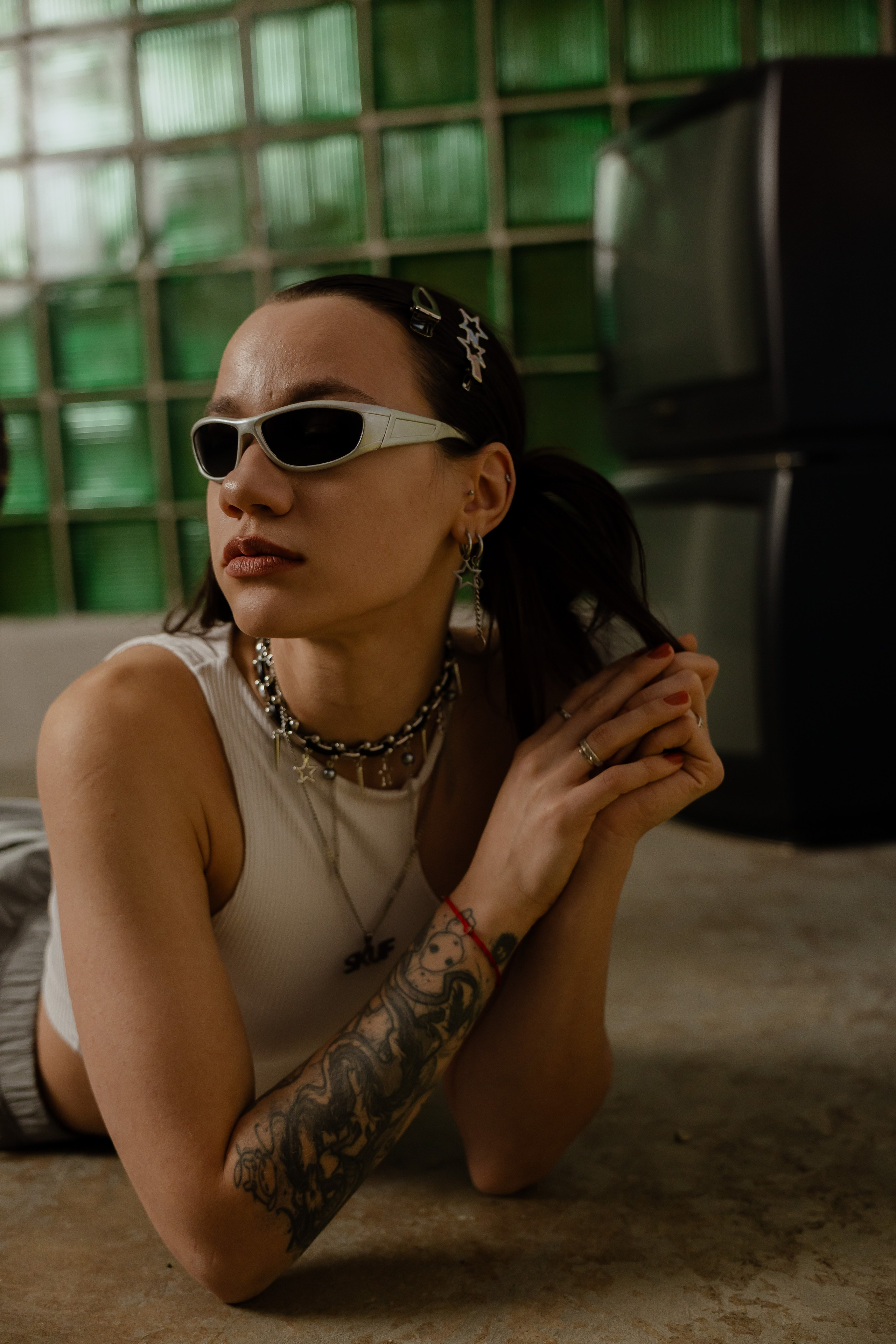 Фотосессия в стиле Y2K. Фотограф в Новосибирске Екатерина Васильева