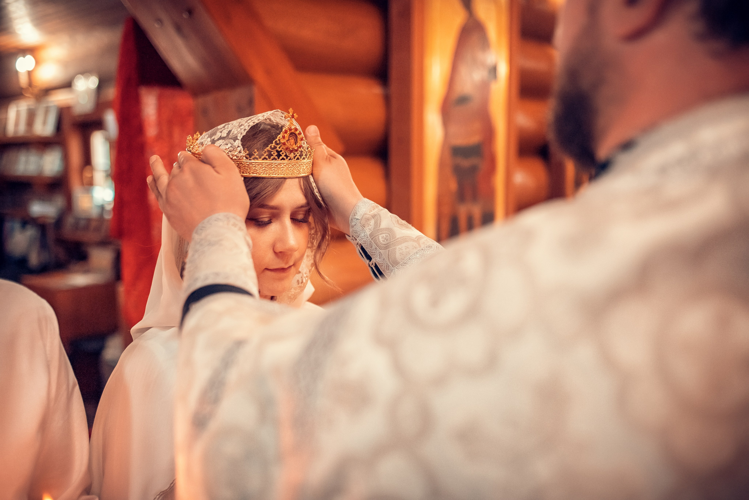 Таинство Венчания Ильи и Алены. Екатерина Крапивина фотограф церковных Таинств в Нижний Новгороде