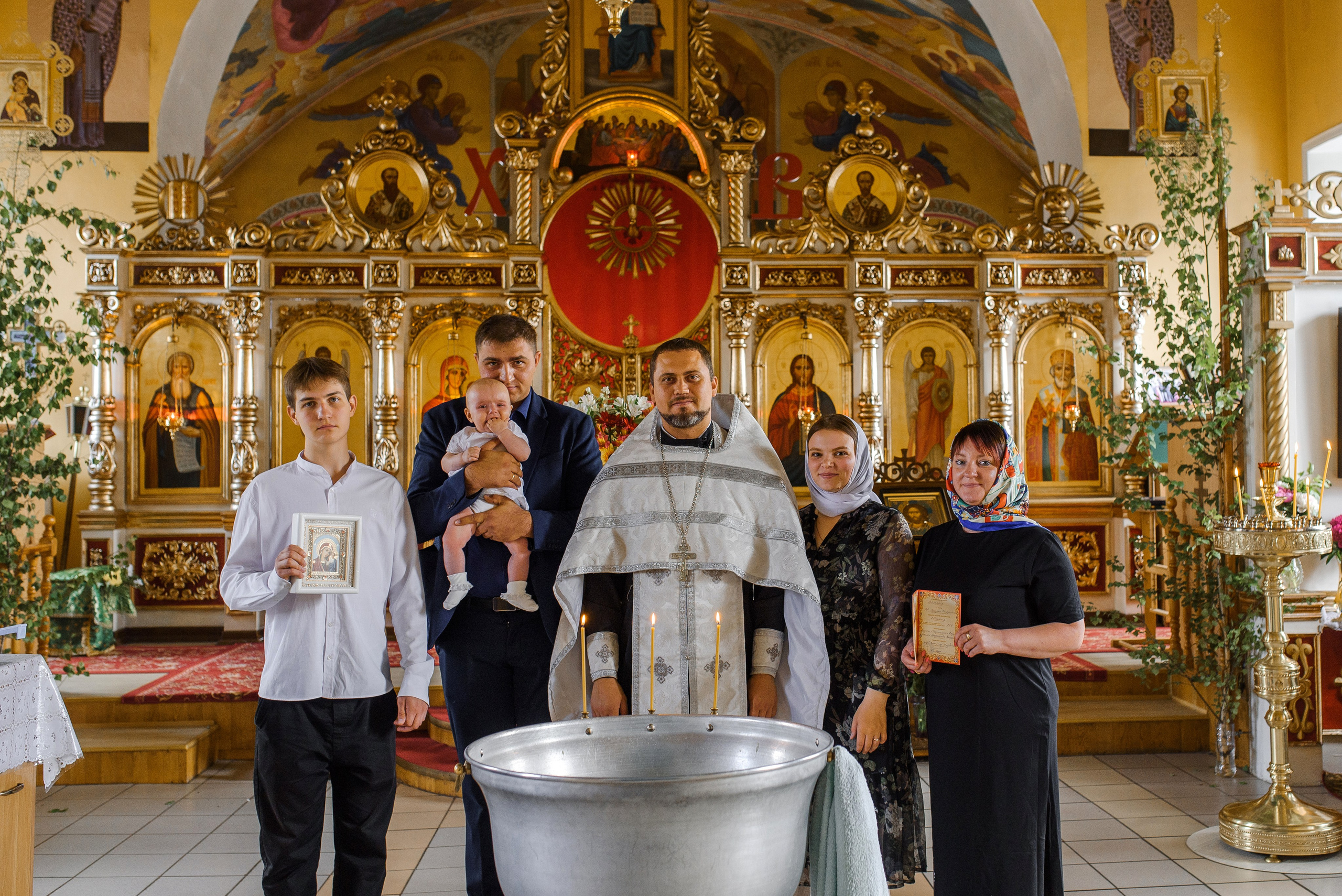 Крещение Леры. Храм святителя Николая Чудотворца (Терновка). Свадебный и семейный Фотограф в Пензе Татьяна Лапоногова