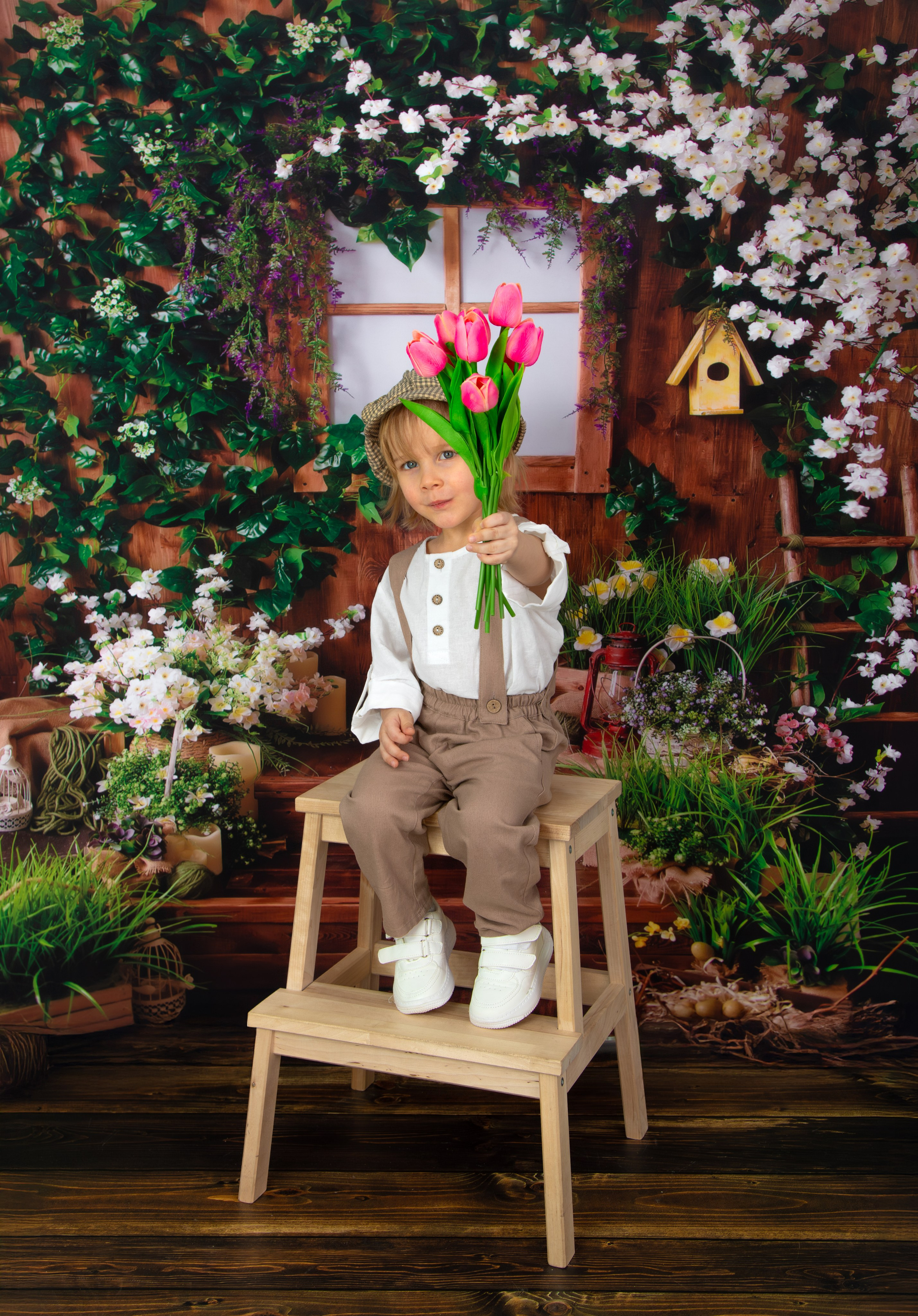 Привет весна. Фиксики Детская фотостудия