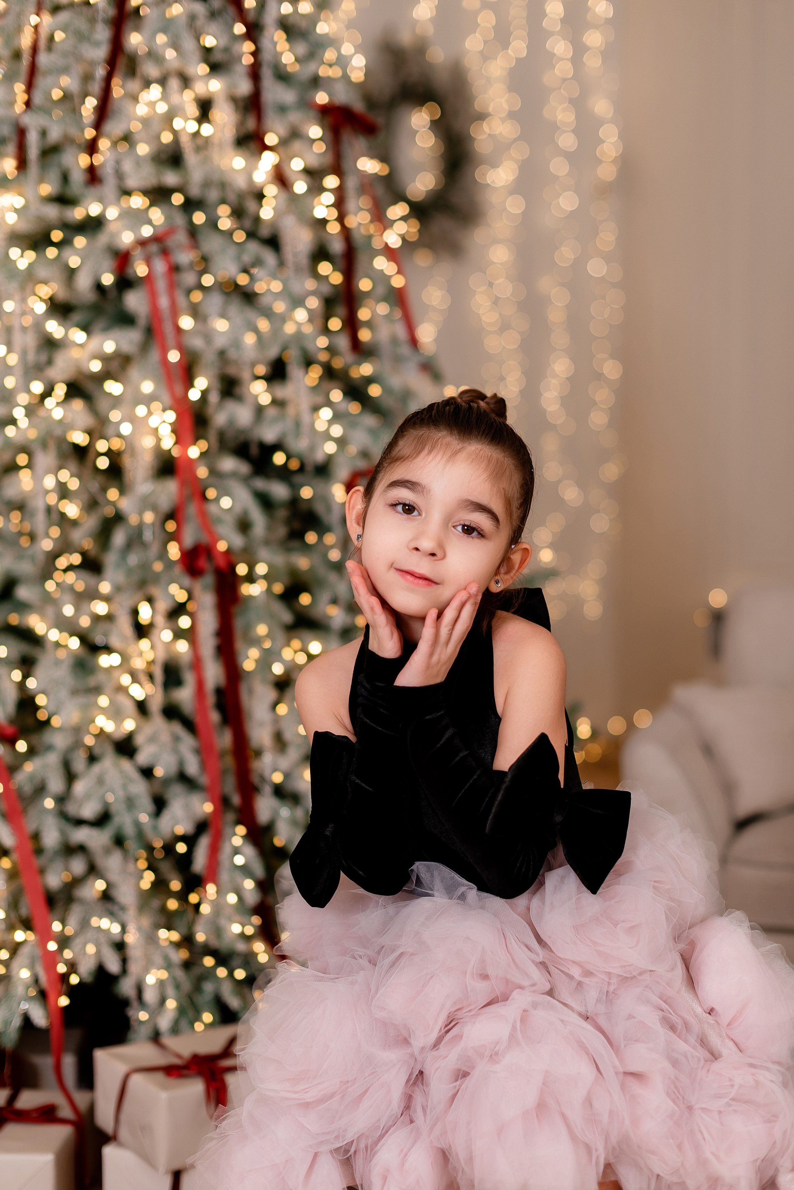 Юля и Варя Новогодняя. Фотограф Татьяна Иванчикова