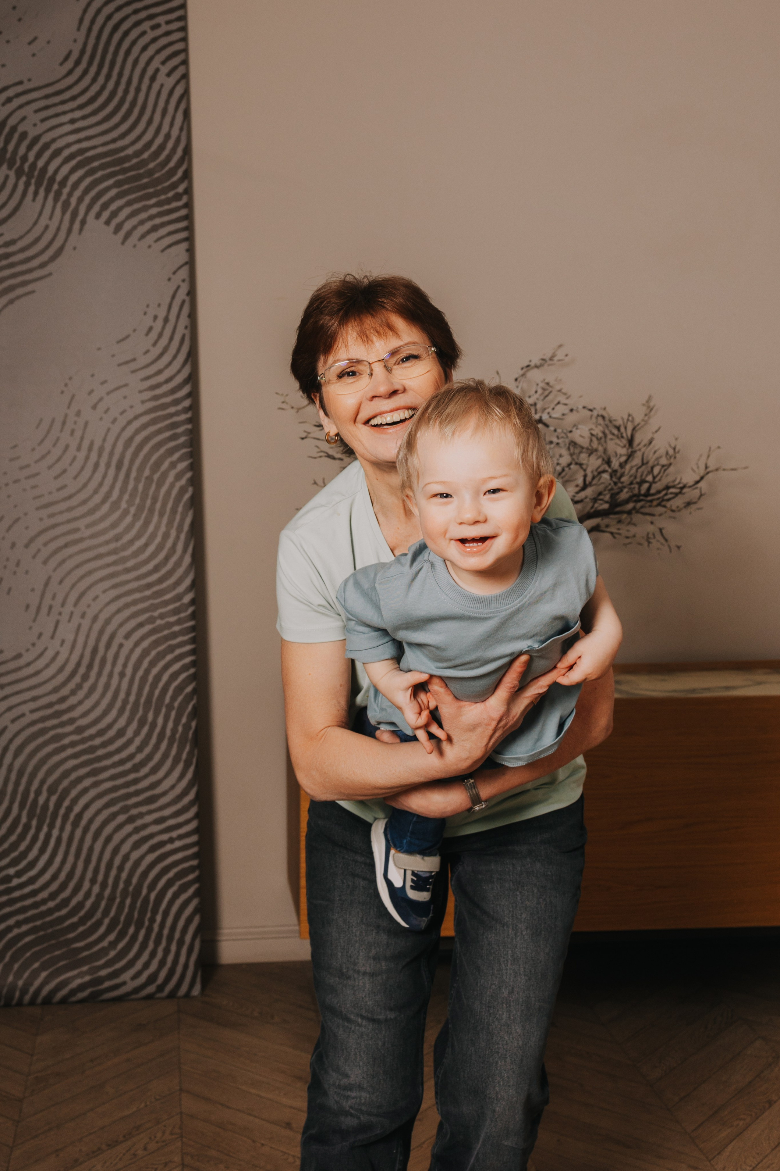 Большая семья. Домашняя фотосессия