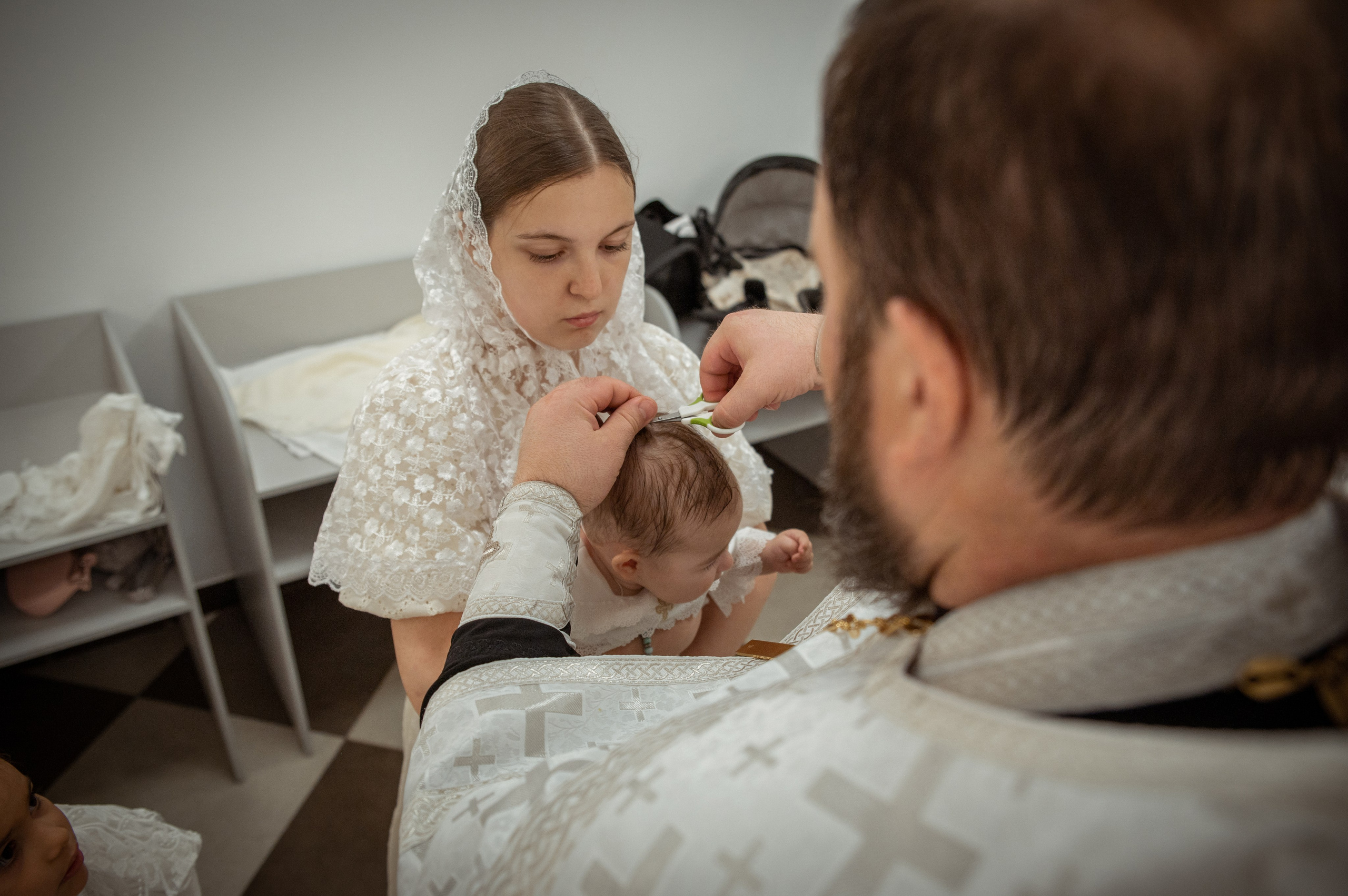Таинство Крещения Александры, Александра-Невский Собор г. Волгоград. Церковный, семейный и репортажный фотограф Волгоград, Волжский