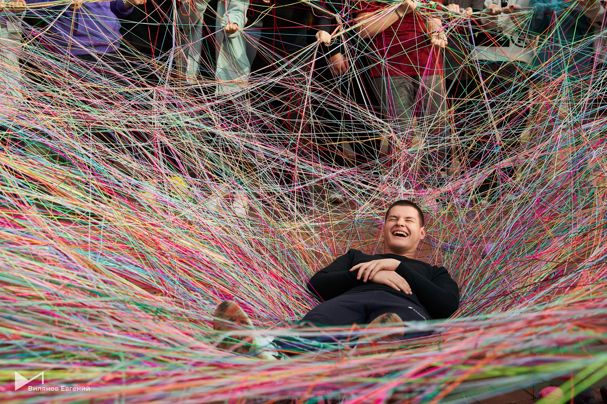 Мероприятие «Веревка» для первокурсников ННГАСУ. Репортажный фотограф Вилянов Евгений. Нижний Новгород