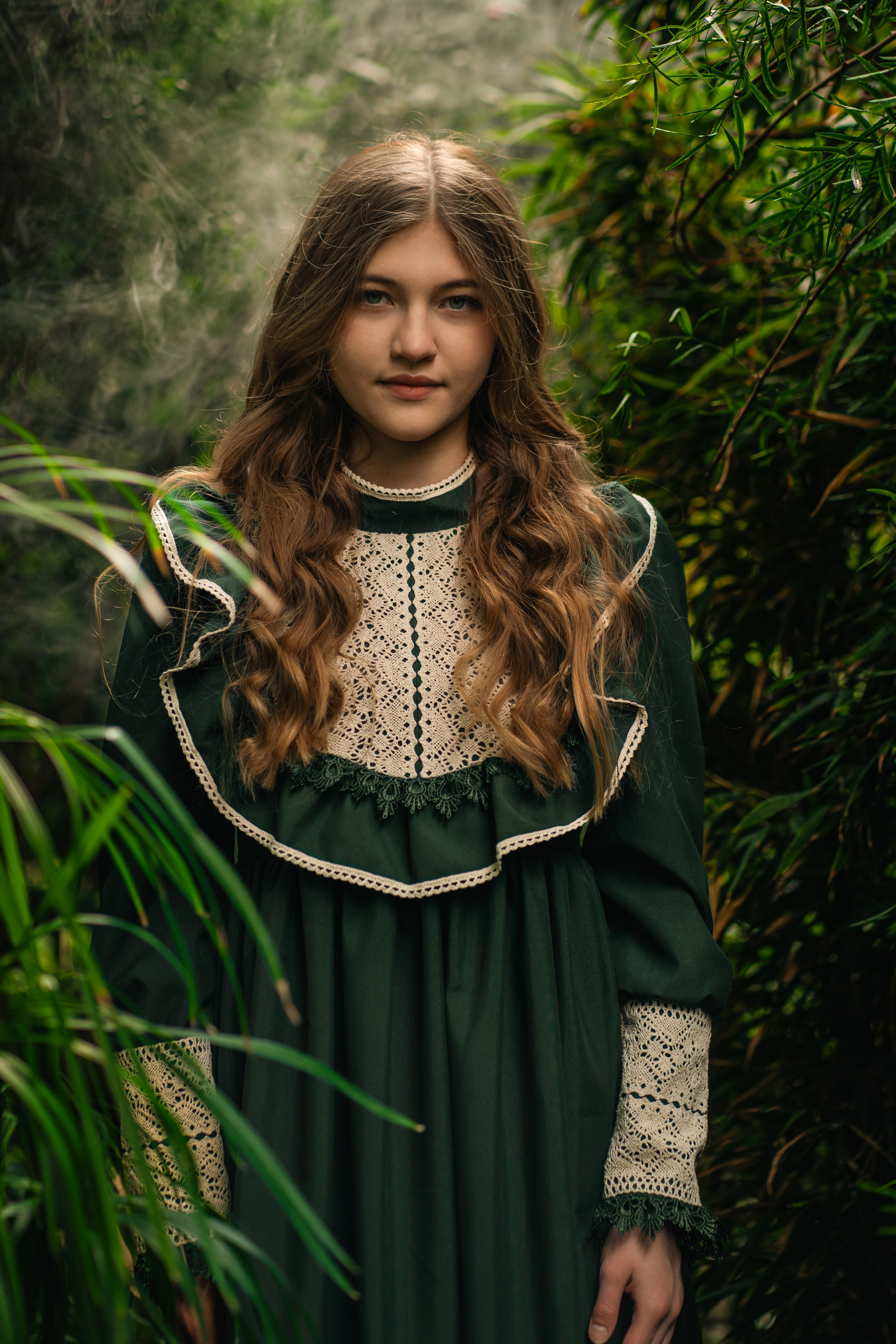 Девушка в цветочной оранжерее. Фотограф Мария N Екатеринбург