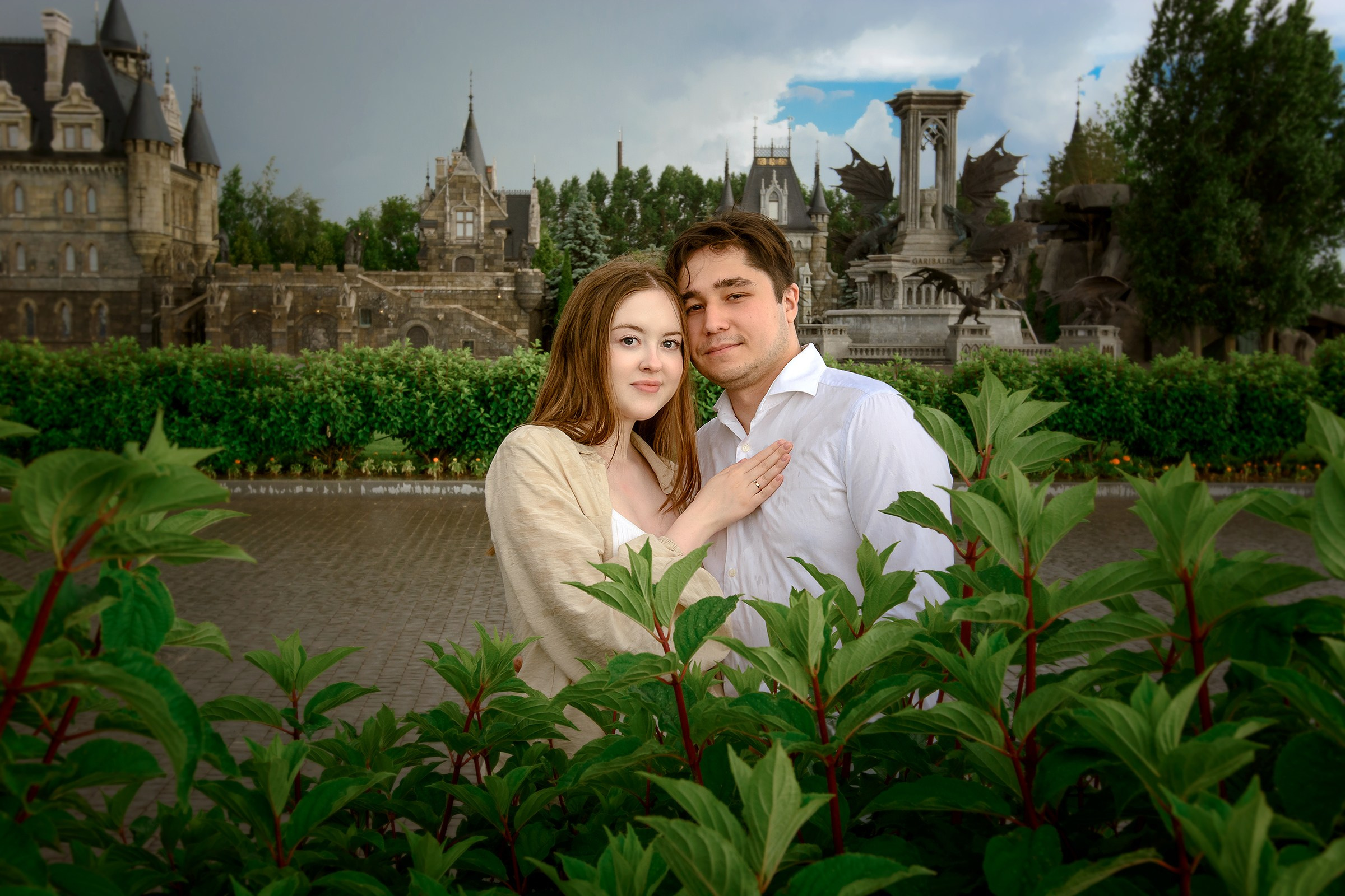 Фотосессия у Замка Гарибальди А&К. Фотограф Оксана Сафонова