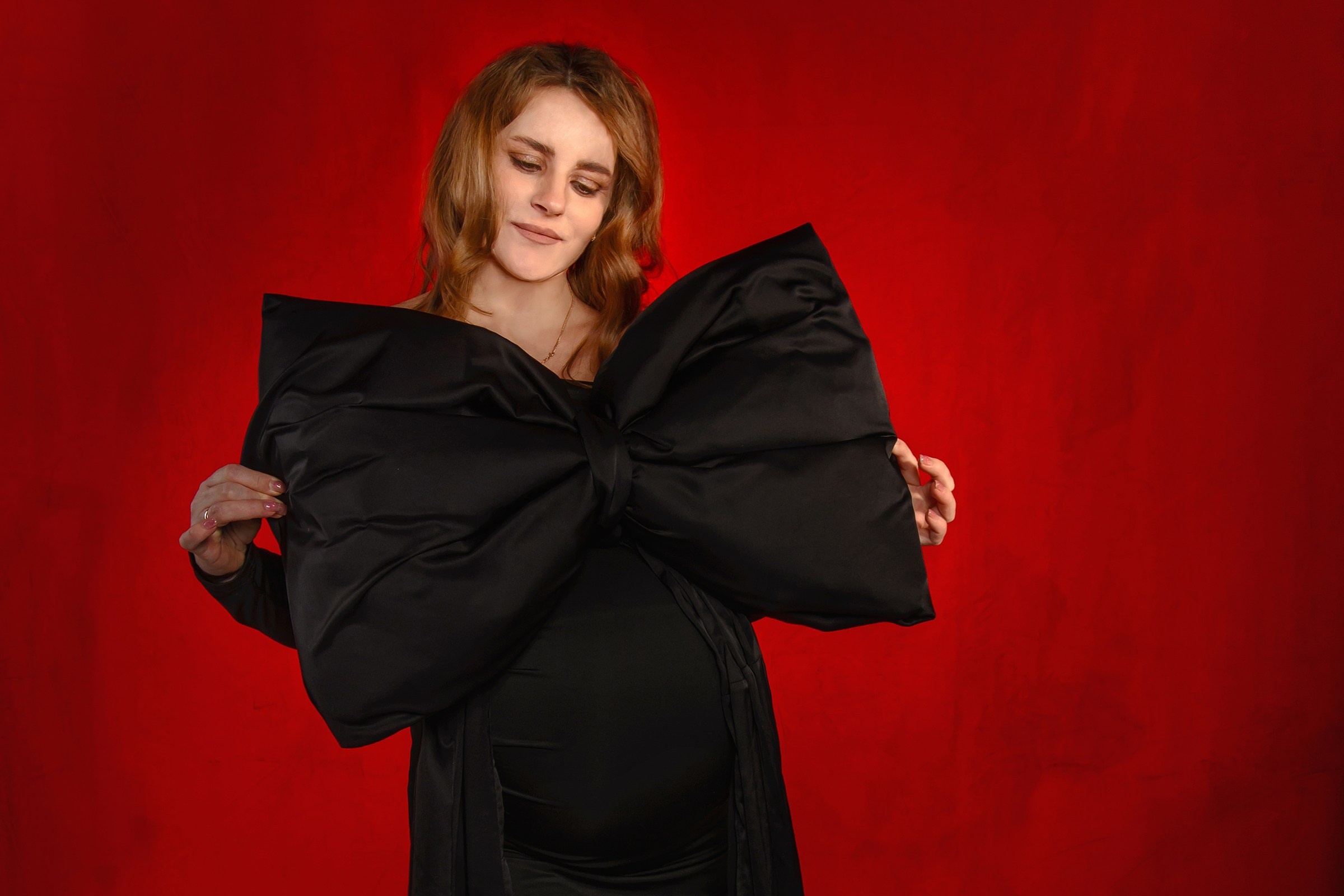 Фотосессия беременности в студии. Фотограф Оксана Сафонова г. Тольятти