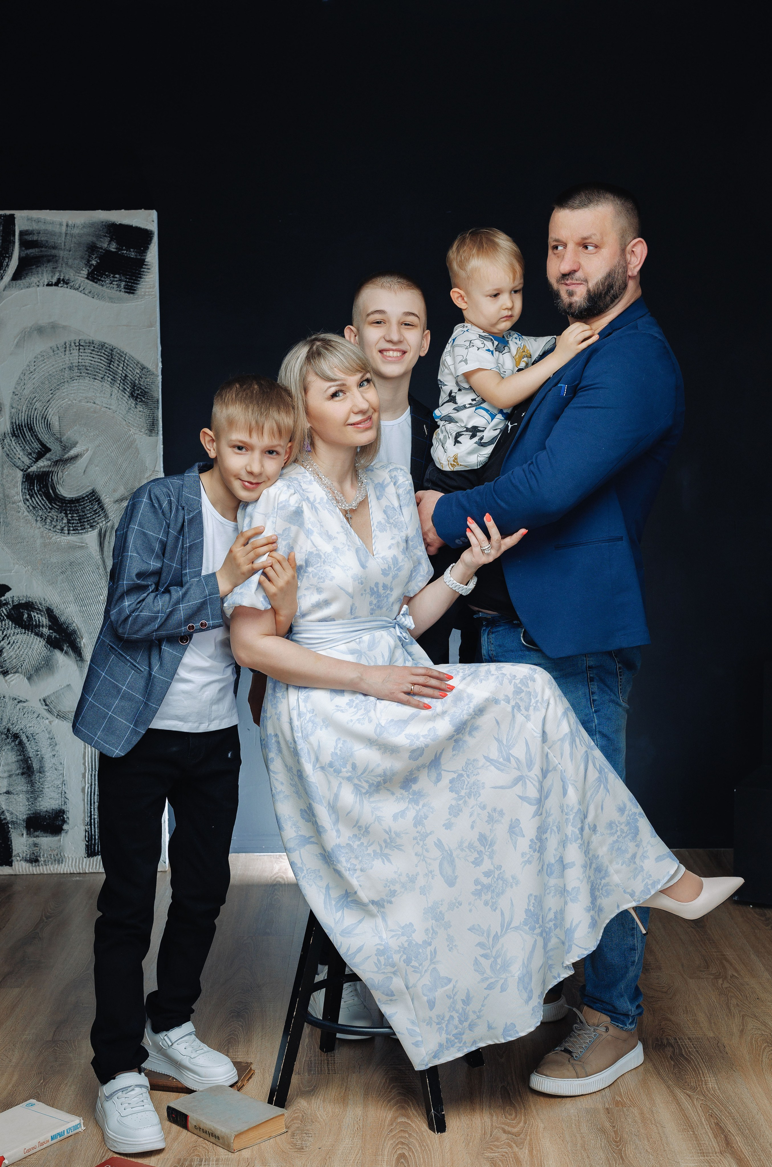 Предновогодняя  семейная съёмка 