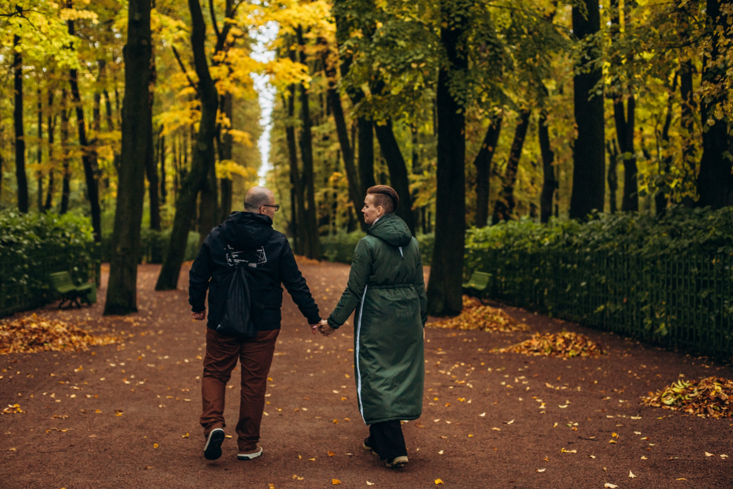 Николай и Екатерина в октябре. Фотопрогулка в Петербурге. Индивидуальный и семейный фотограф в Санкт-Петербурге