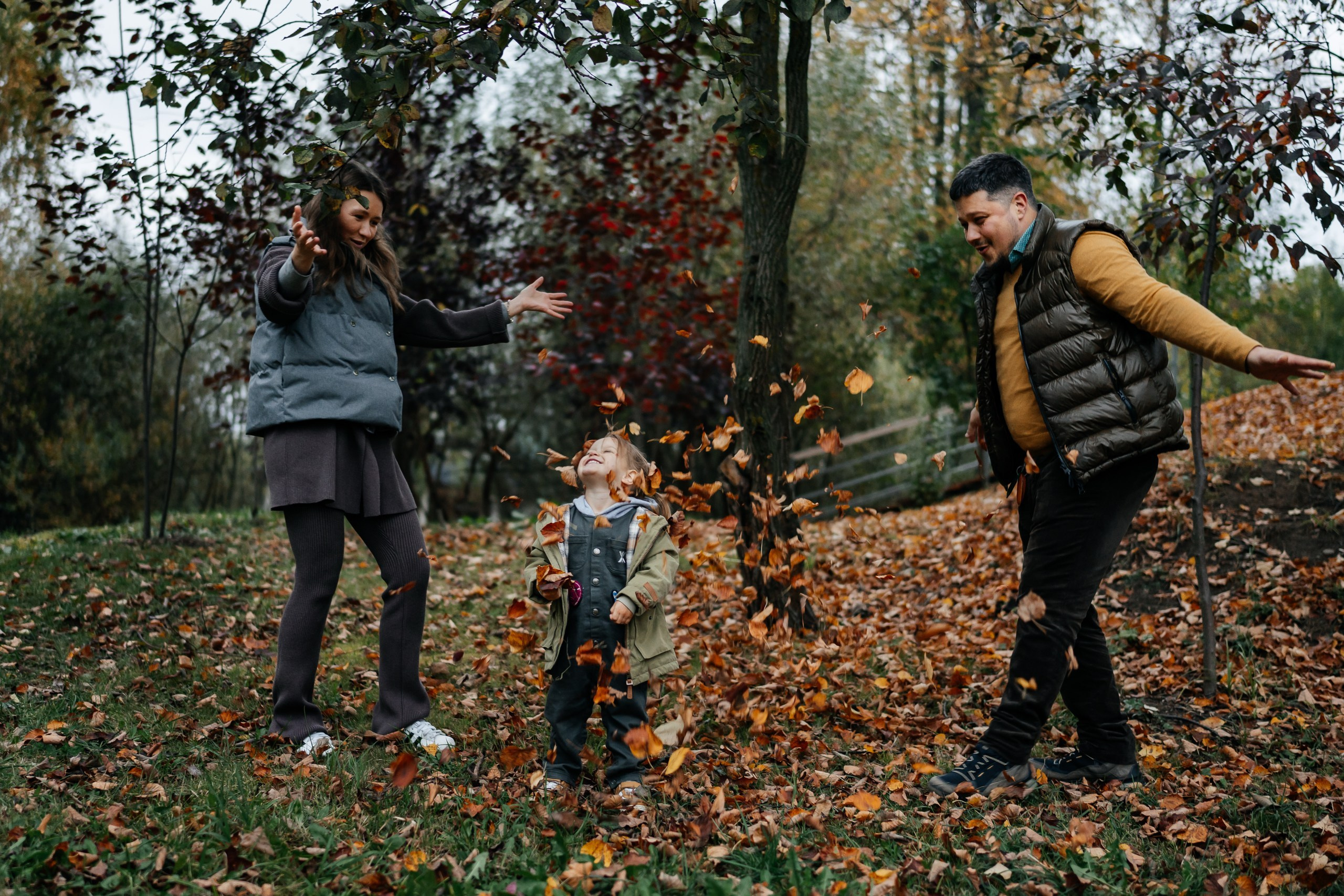 Семейная фотосессия в парке. Семейный фотограф в Москве Ирина Жур