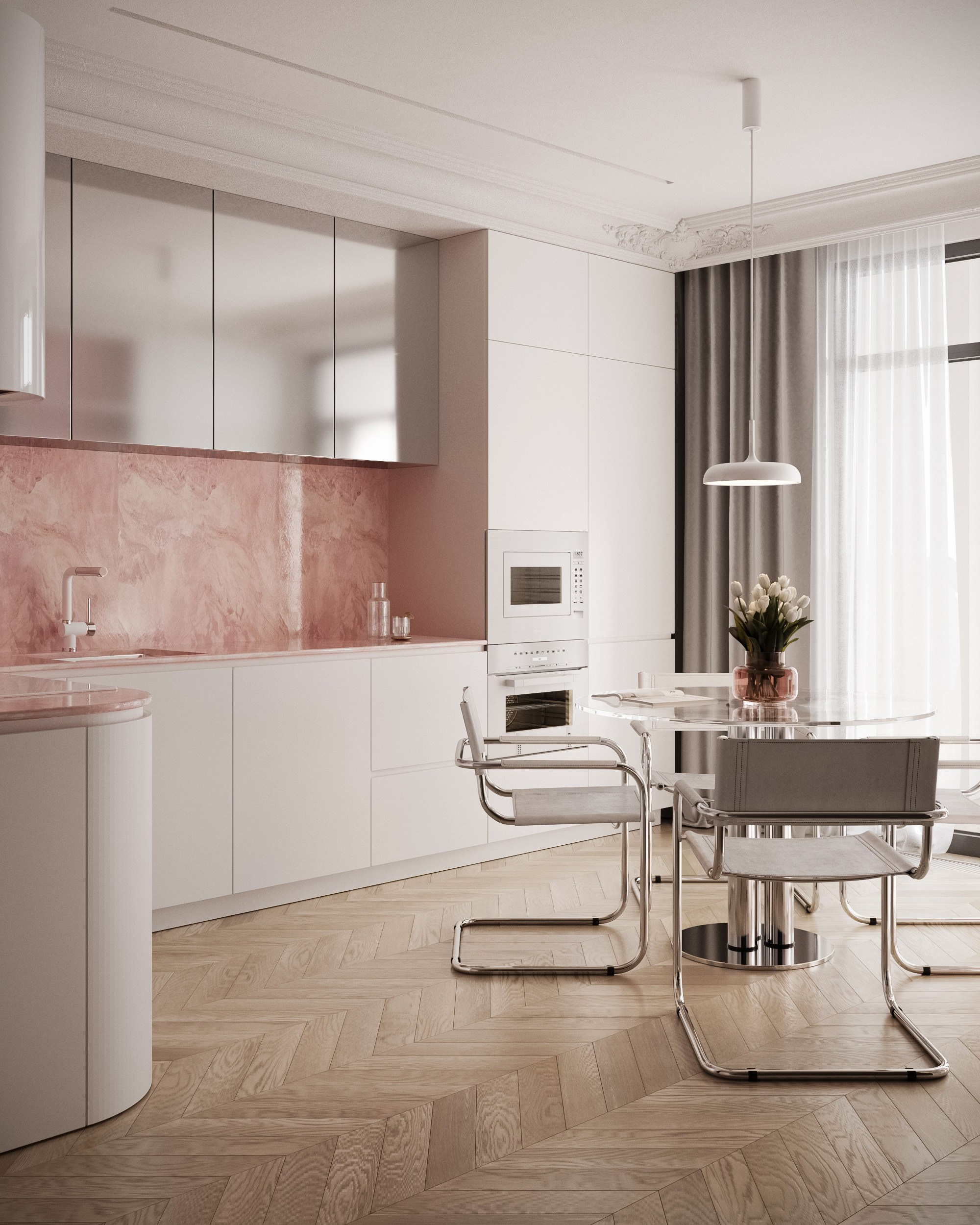 Квартира в ЖК Легенда — 102 м². Студия дизайна интерьера Muro