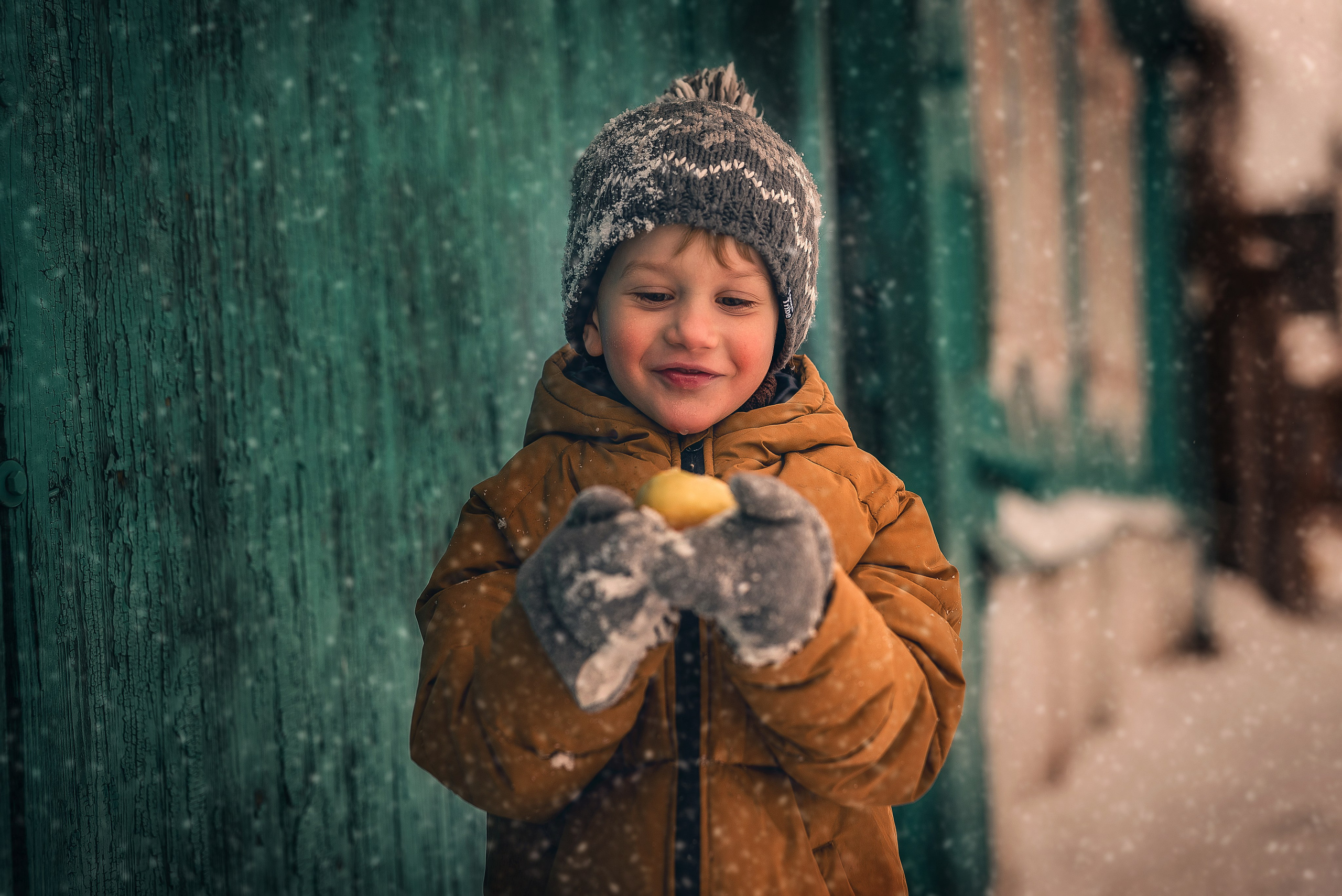Зимняя прогулка. Семейный, детский фотограф в Воронеже Анна Никитина