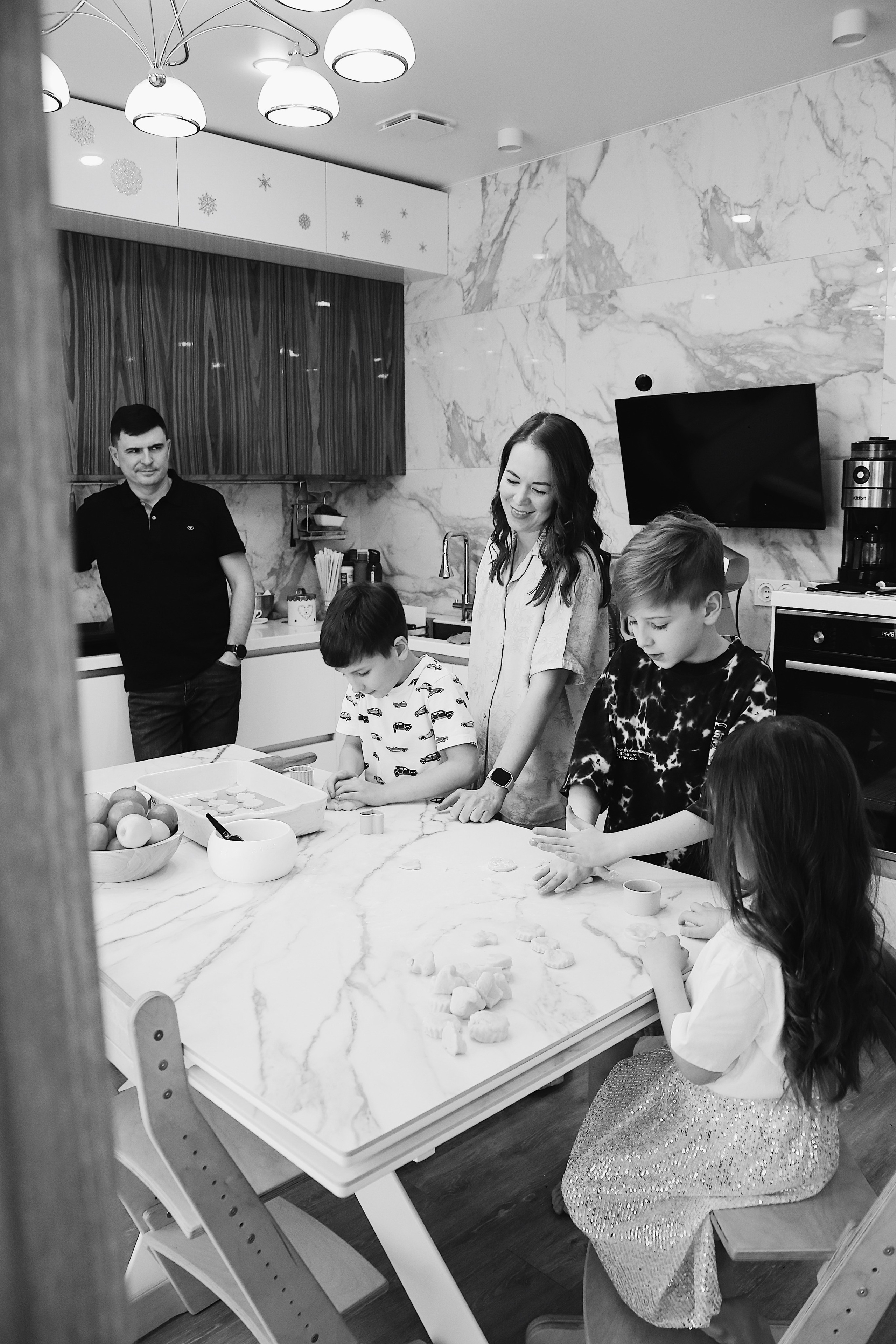 Хисамовы. Домашняя съемка. Фотограф Пирумян Анна. г. Сургут, г. Воронеж