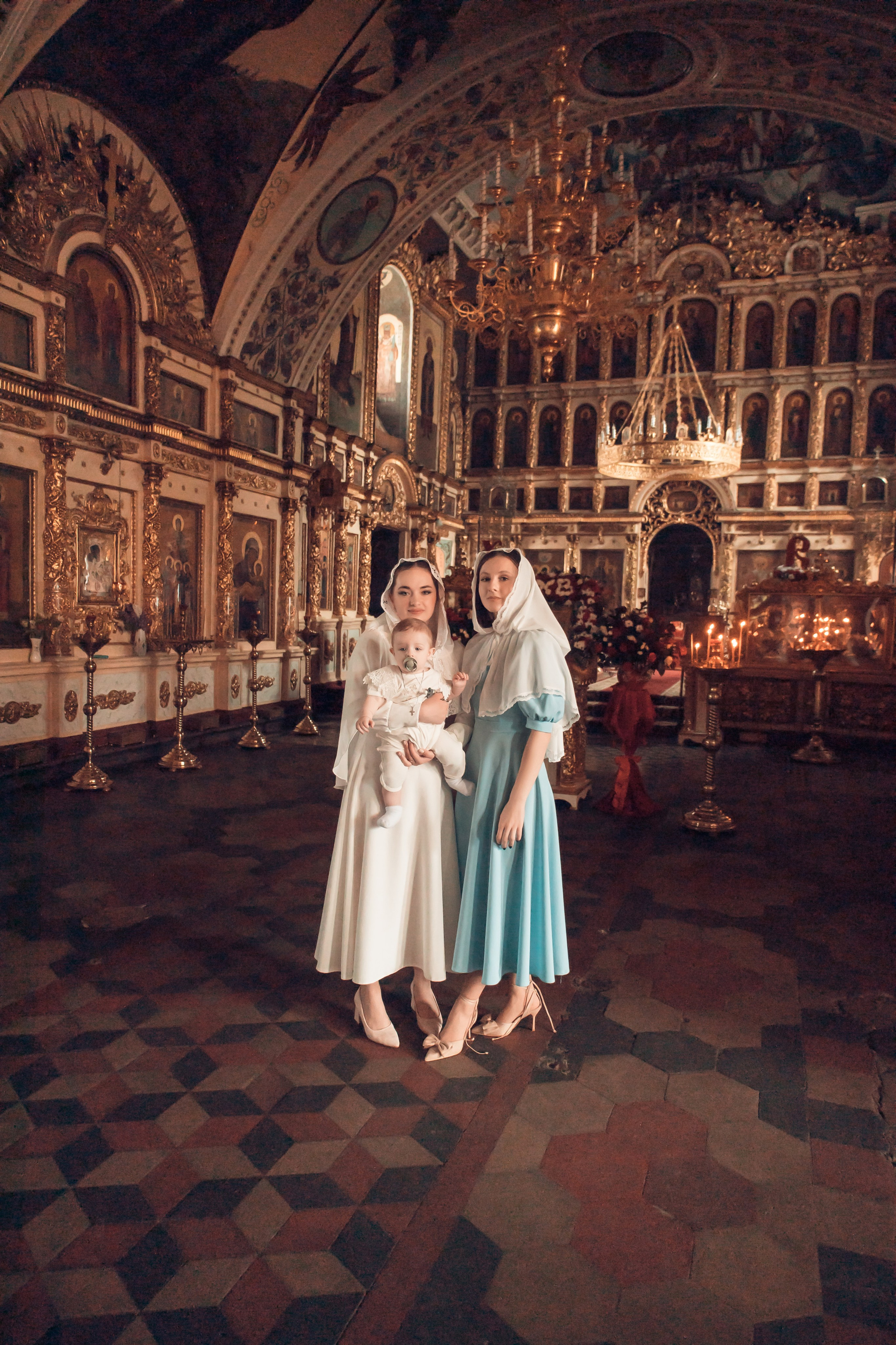 Таинство Крещения Ивана. Борисо-Глебский кафедральный собор. Семейный фотограф в Рязани и Рязанской области