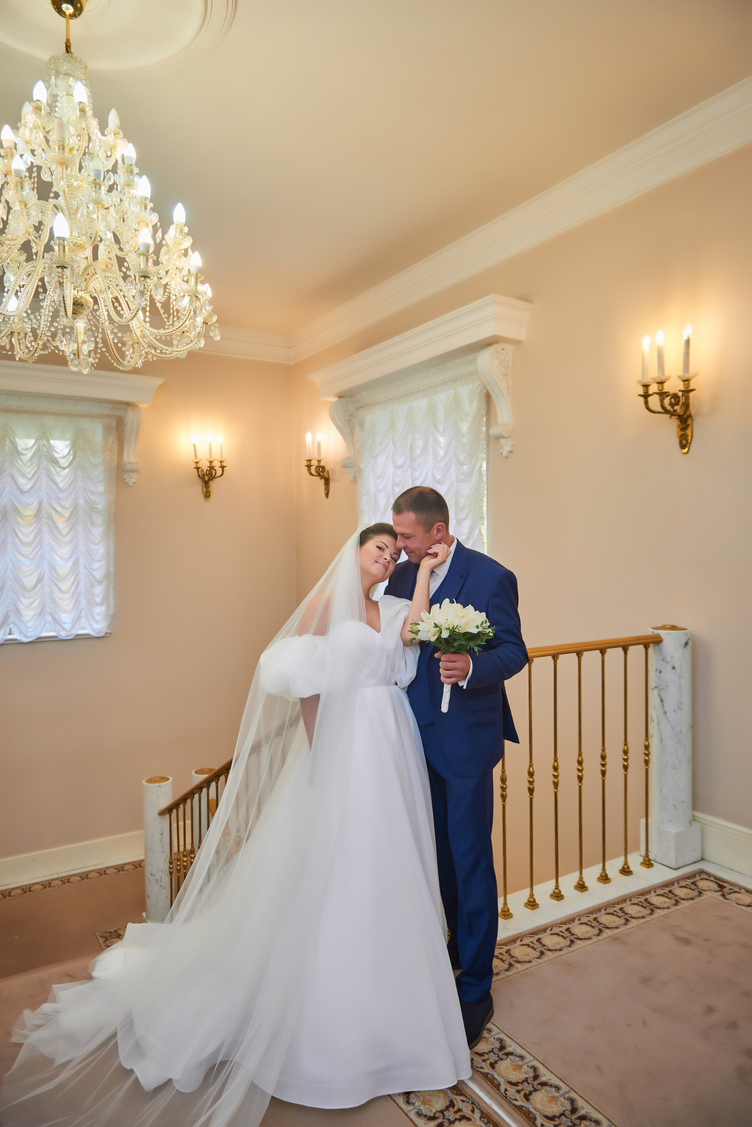 Осенняя свадебная прогулка в Екатерининском парке в Пушкине. Портретный, семейный и свадебный фотограф в Санкт-Петербурге и в Пушкине Ширяев Денис